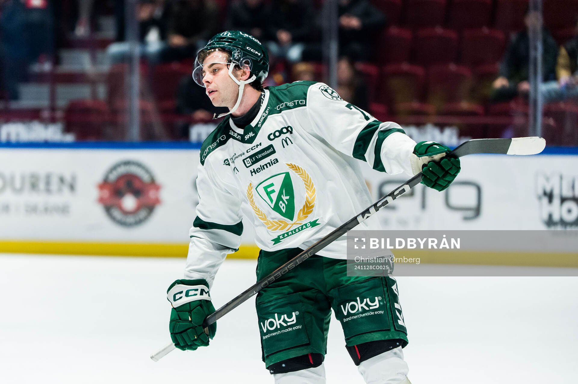 Färjestads Viktor Lodin deppar
