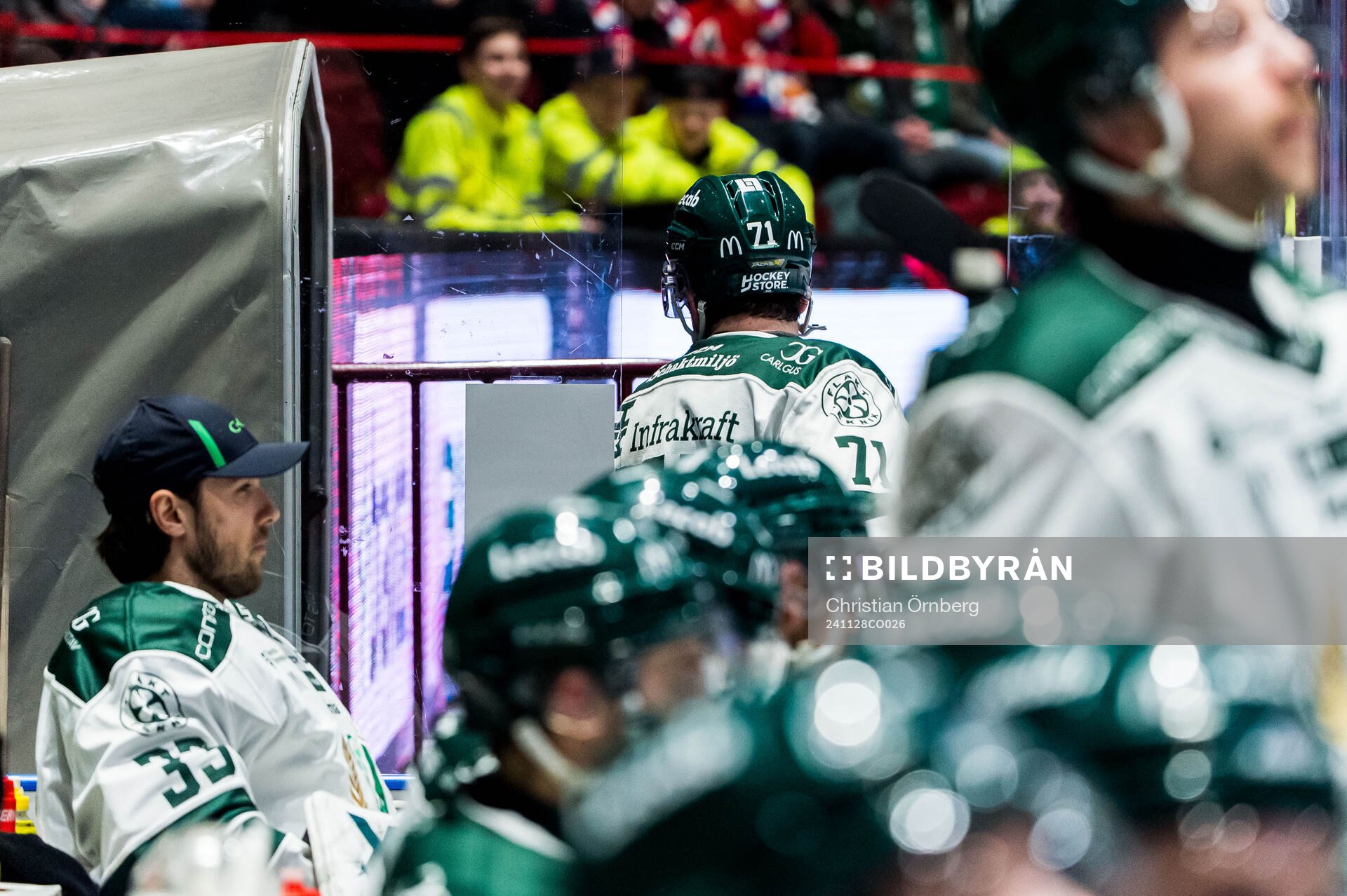 Färjestads Viktor Lodin deppar