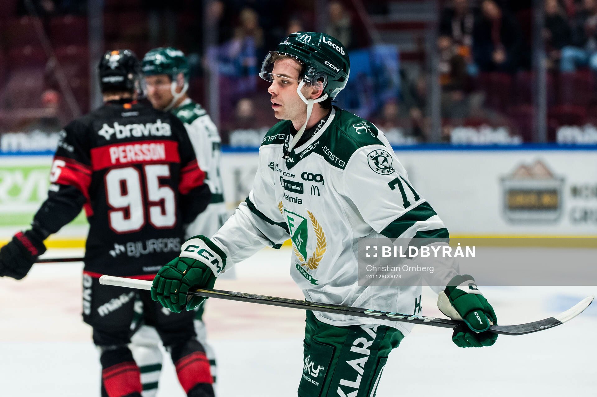 Färjestads Viktor Lodin deppar