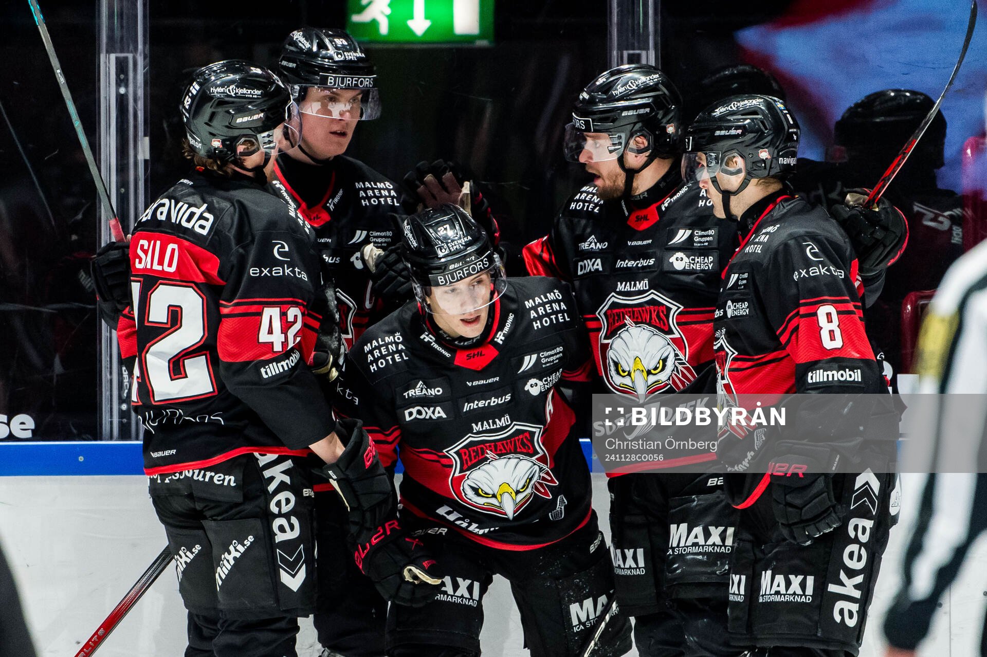 Malmö Redhawks Henrik Haapala jublar