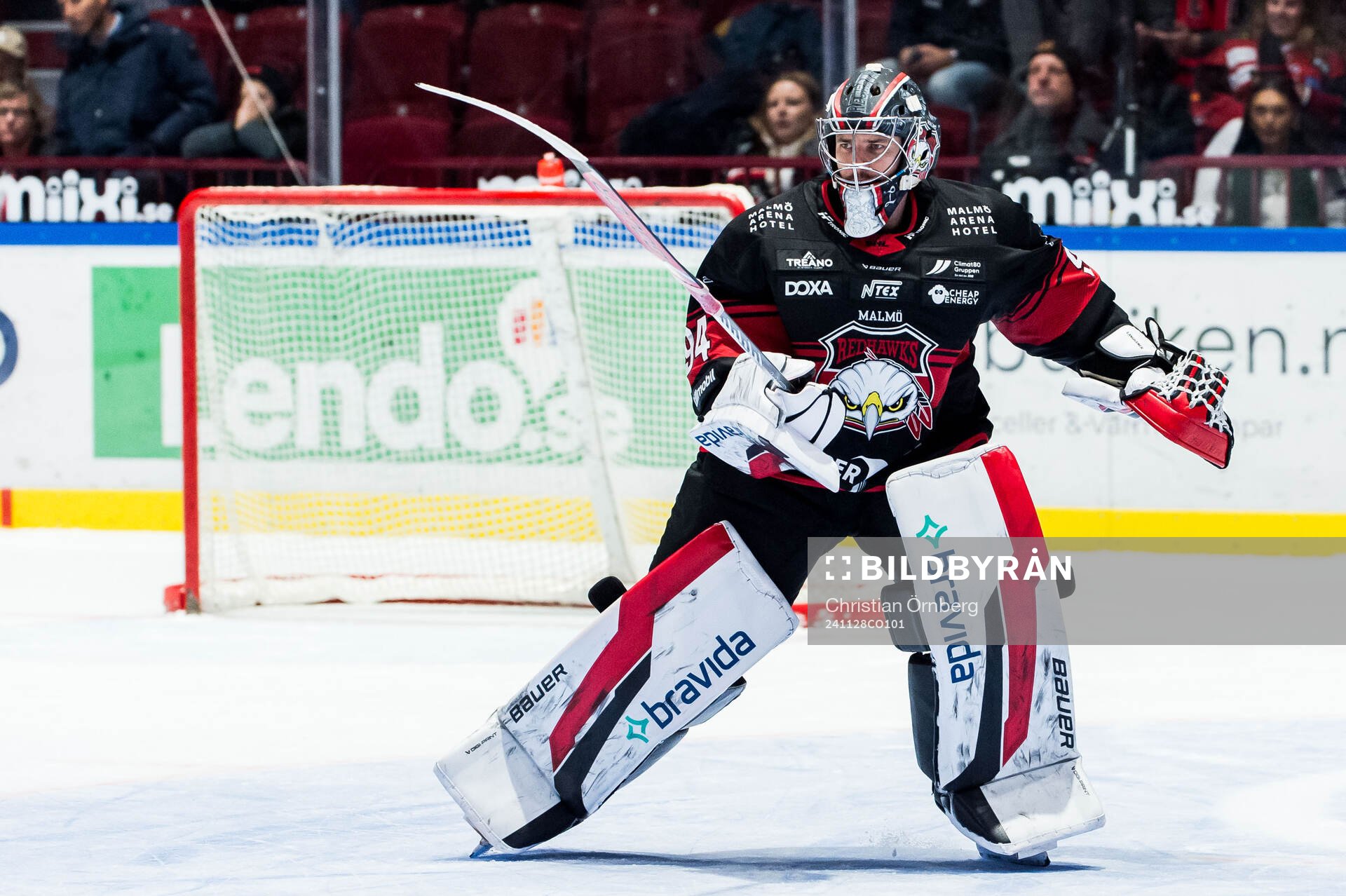 Malmö Redhawks målvakt Marek Langhamer