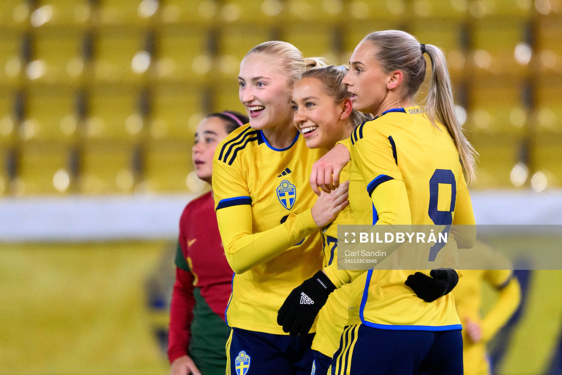Wilma Leidhammar, Sara Eriksson and Ellen Wangerheim of