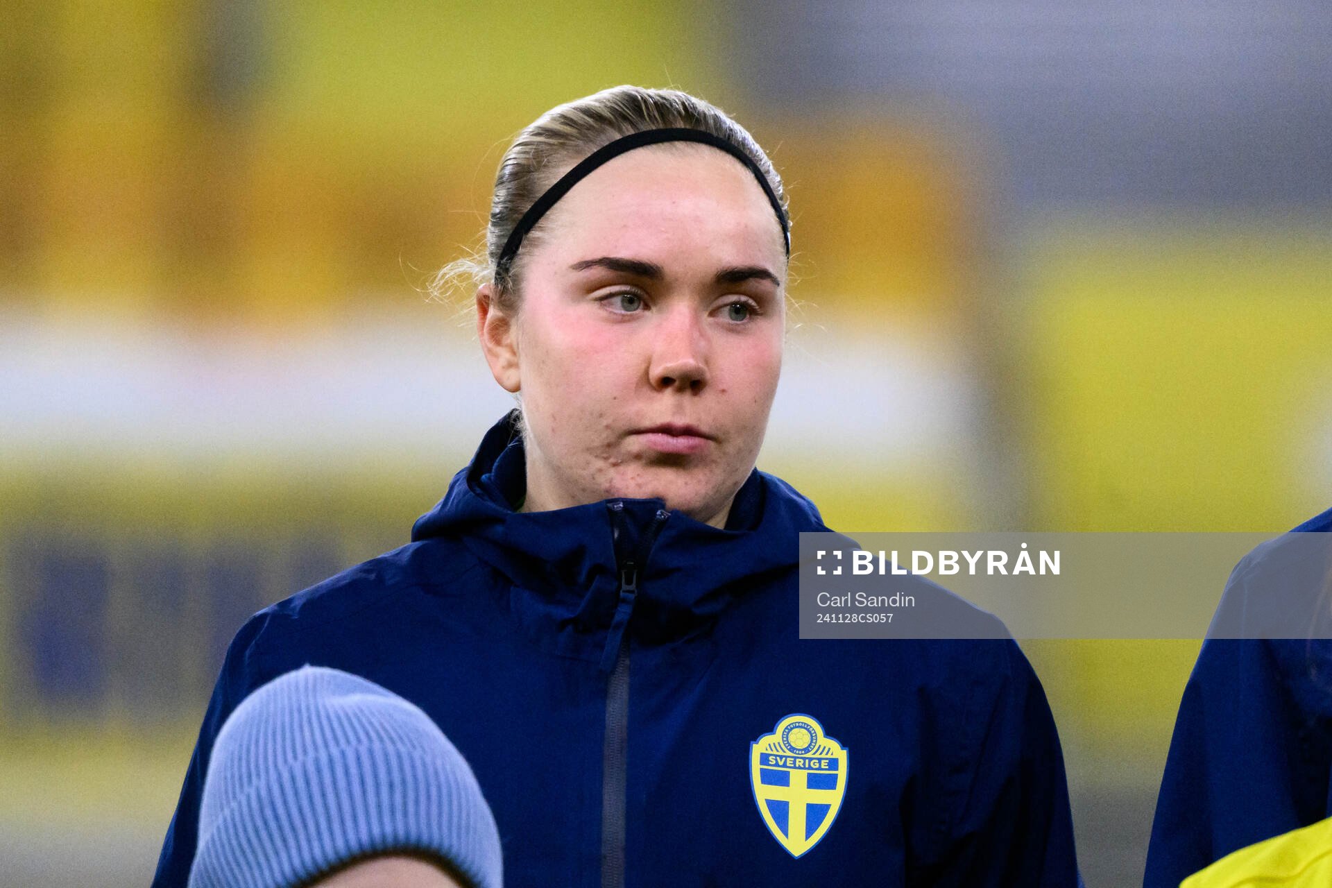 goalkeeper Sofia Hjern of Sweden at lineup