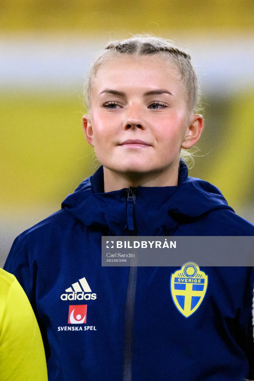Matilda Nildén of Sweden at lineup