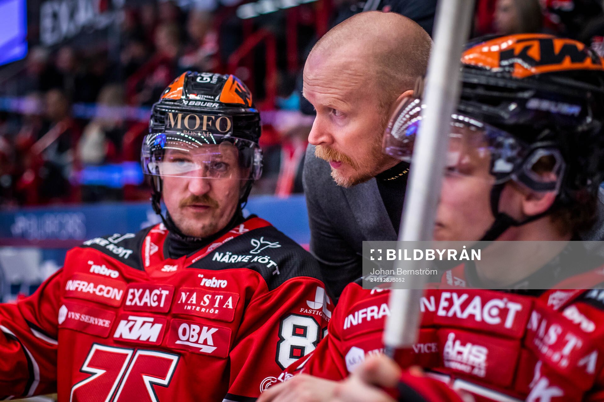 Örebros assisterande tränare Tobias Thermell och Patrik