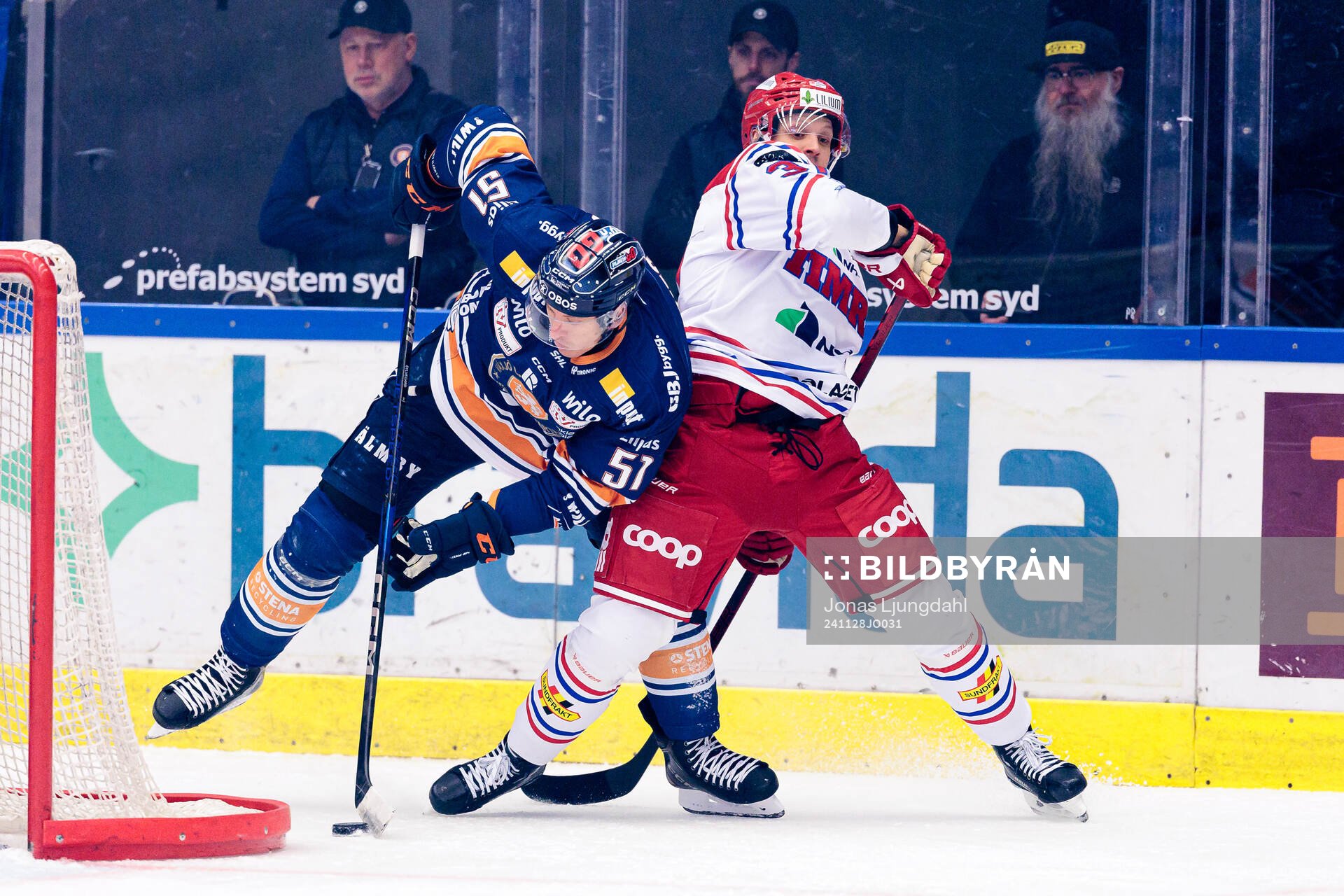 Växjös Emil Sylvegård och Timrås Viggo Gustafsson