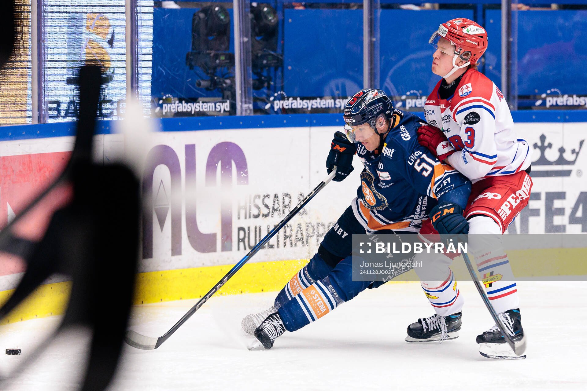 Växjös Emil Sylvegård och Timrås Viggo Gustafsson