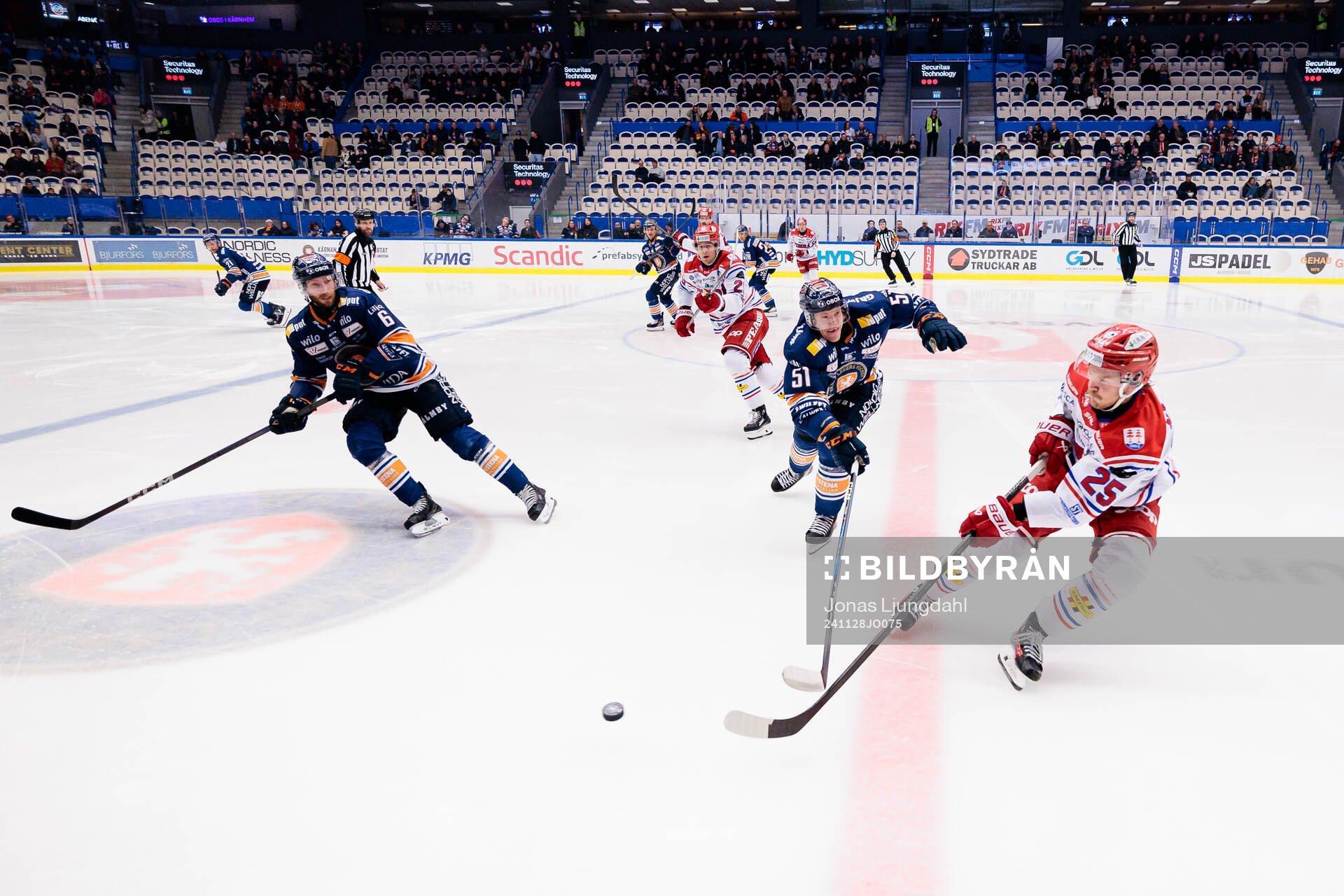 Växjös Petter Granberg, Emil Sylvegård och Timrås Linus