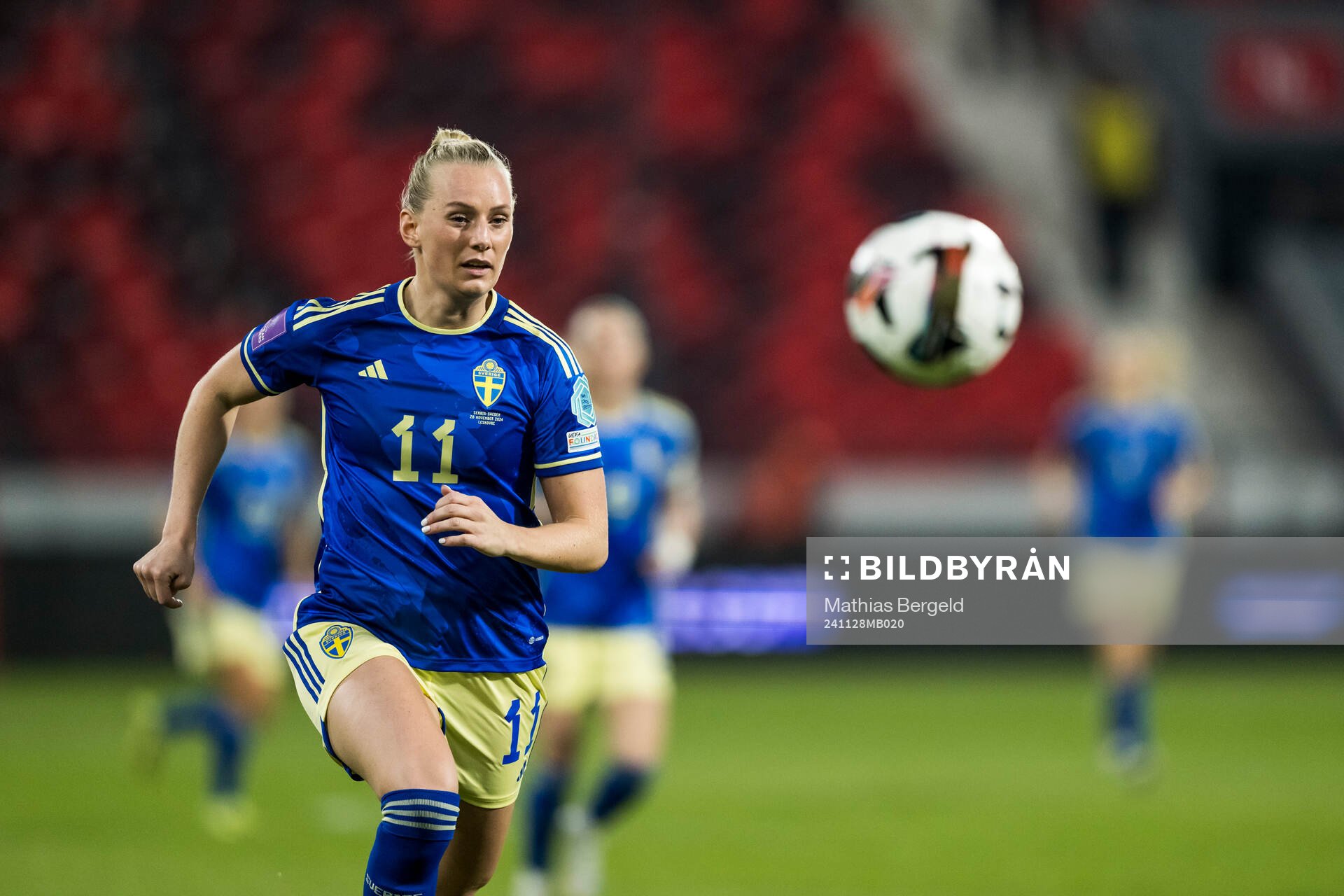 Stina Blackstenius of Sweden