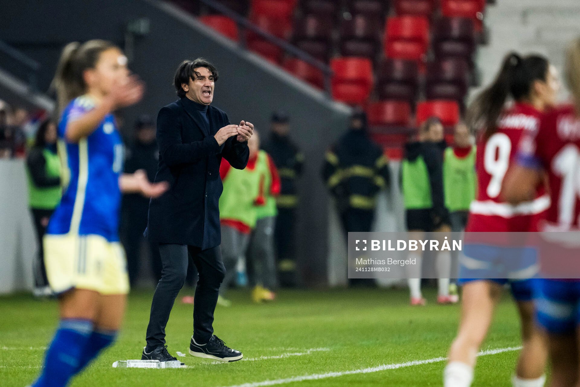 Head coach Dragisa Zecevic of Serbia