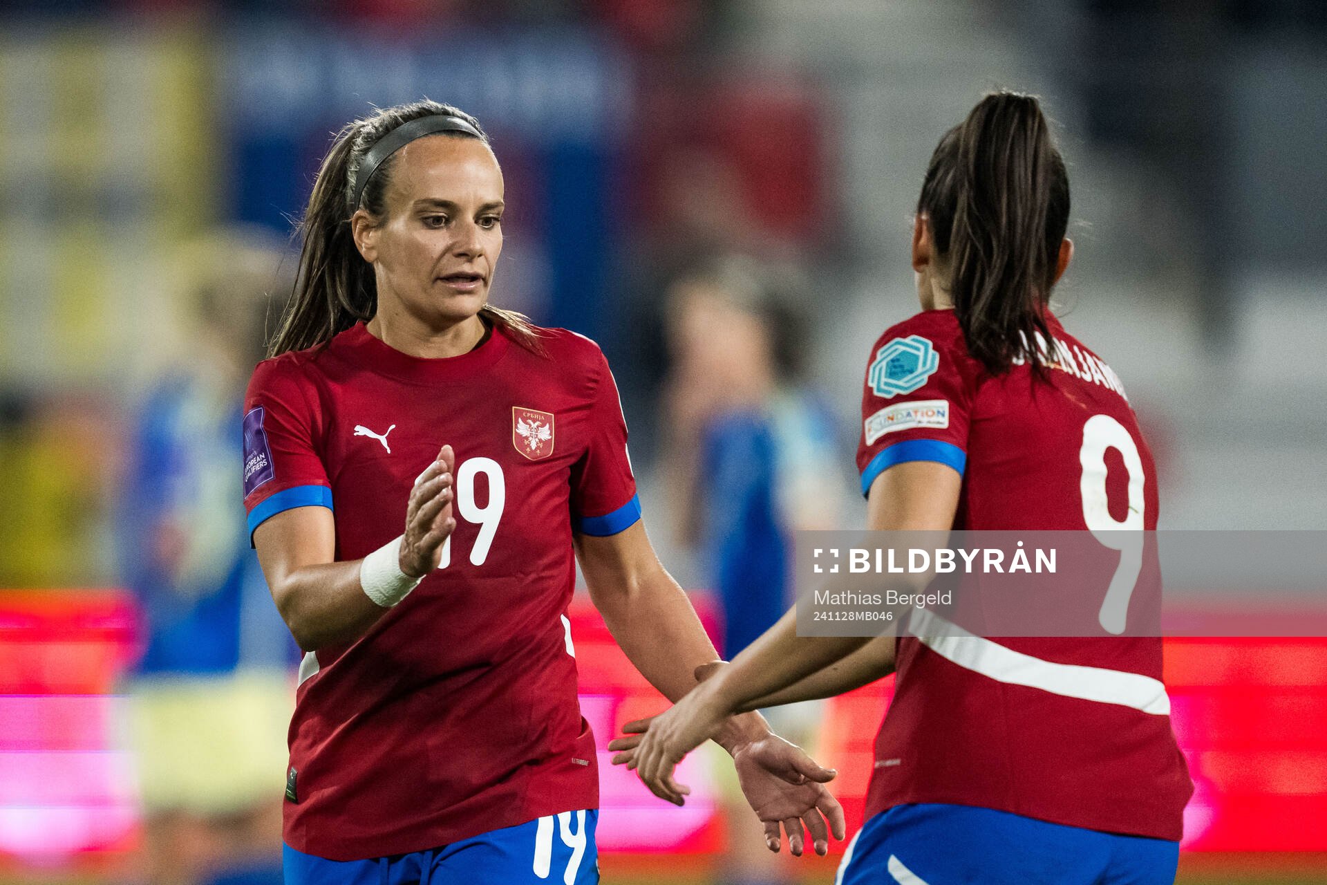 During the UEFA Women's Euro Qualifier second round