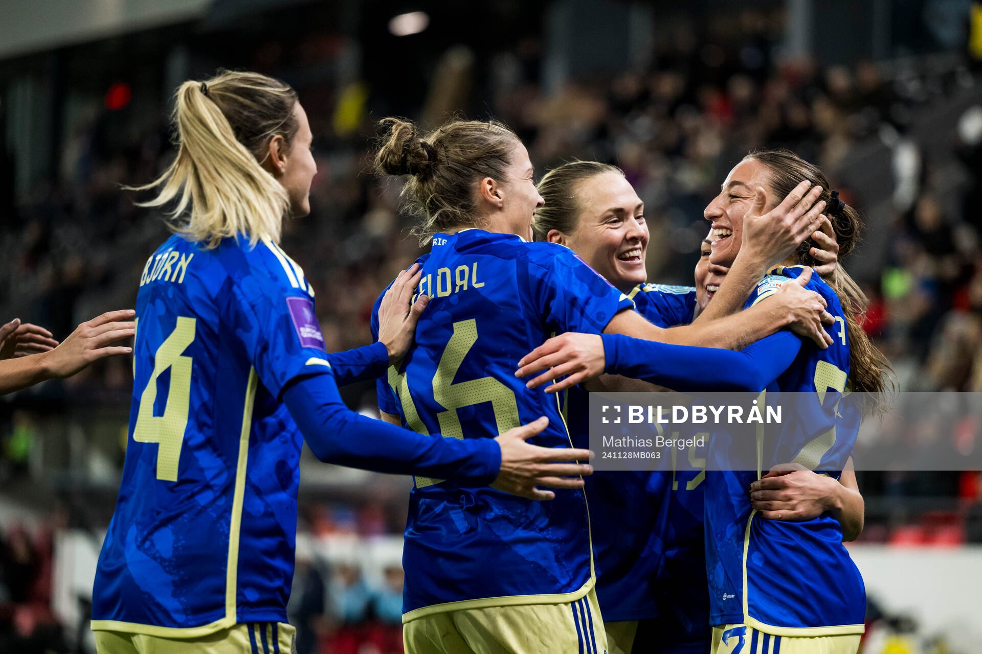 Nathalie Björn, Filippa Angeldahl, Magdalena Eriksson,