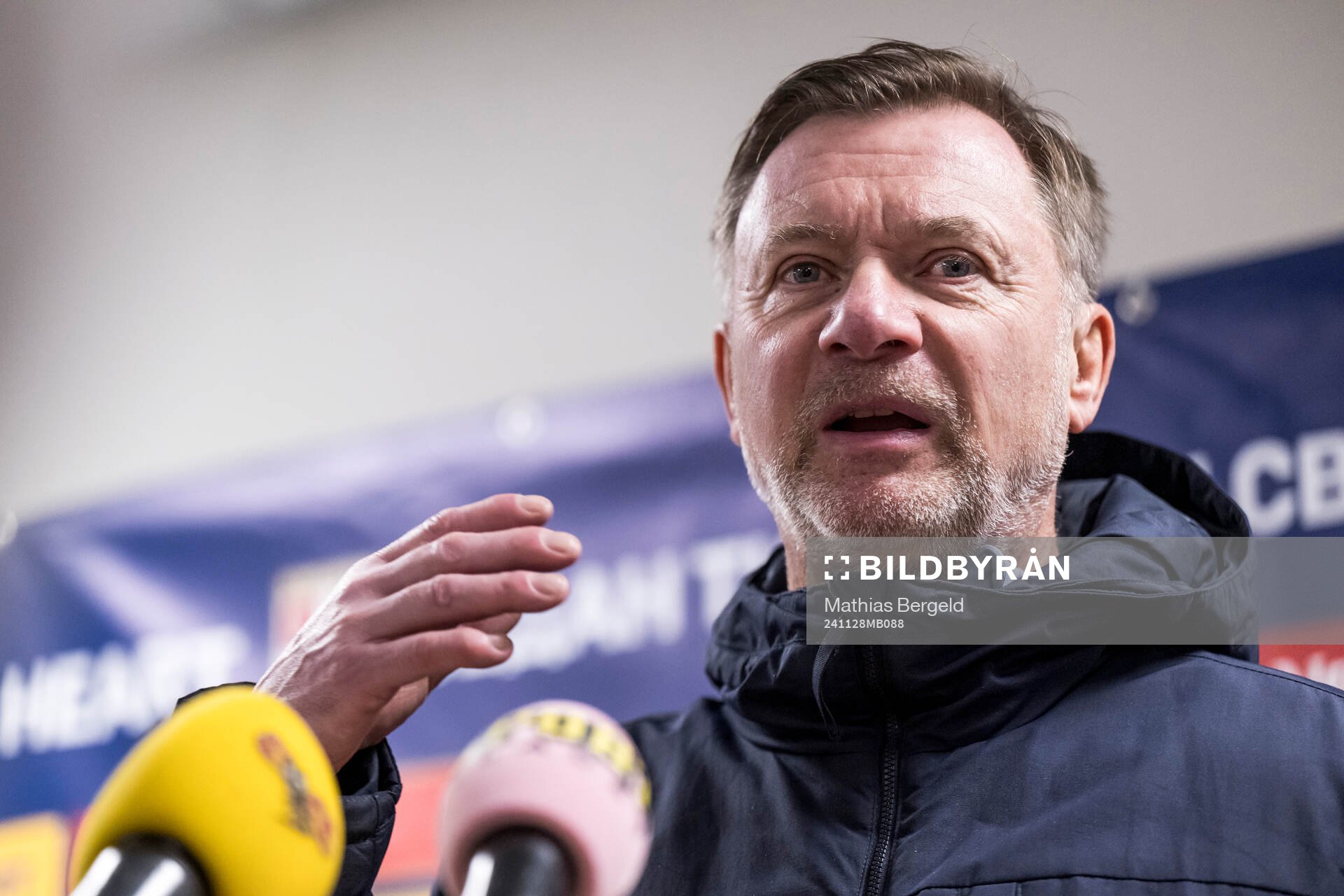 Head coach Peter Gerhardsson of Sweden