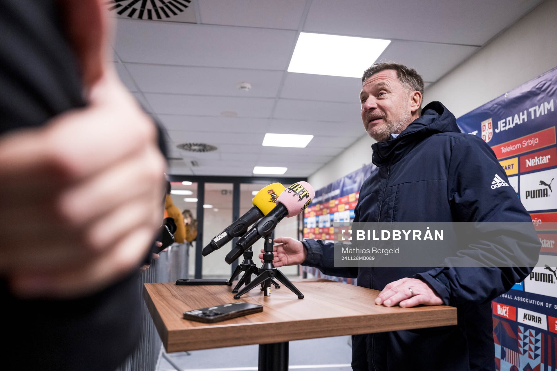 Head coach Peter Gerhardsson of Sweden
