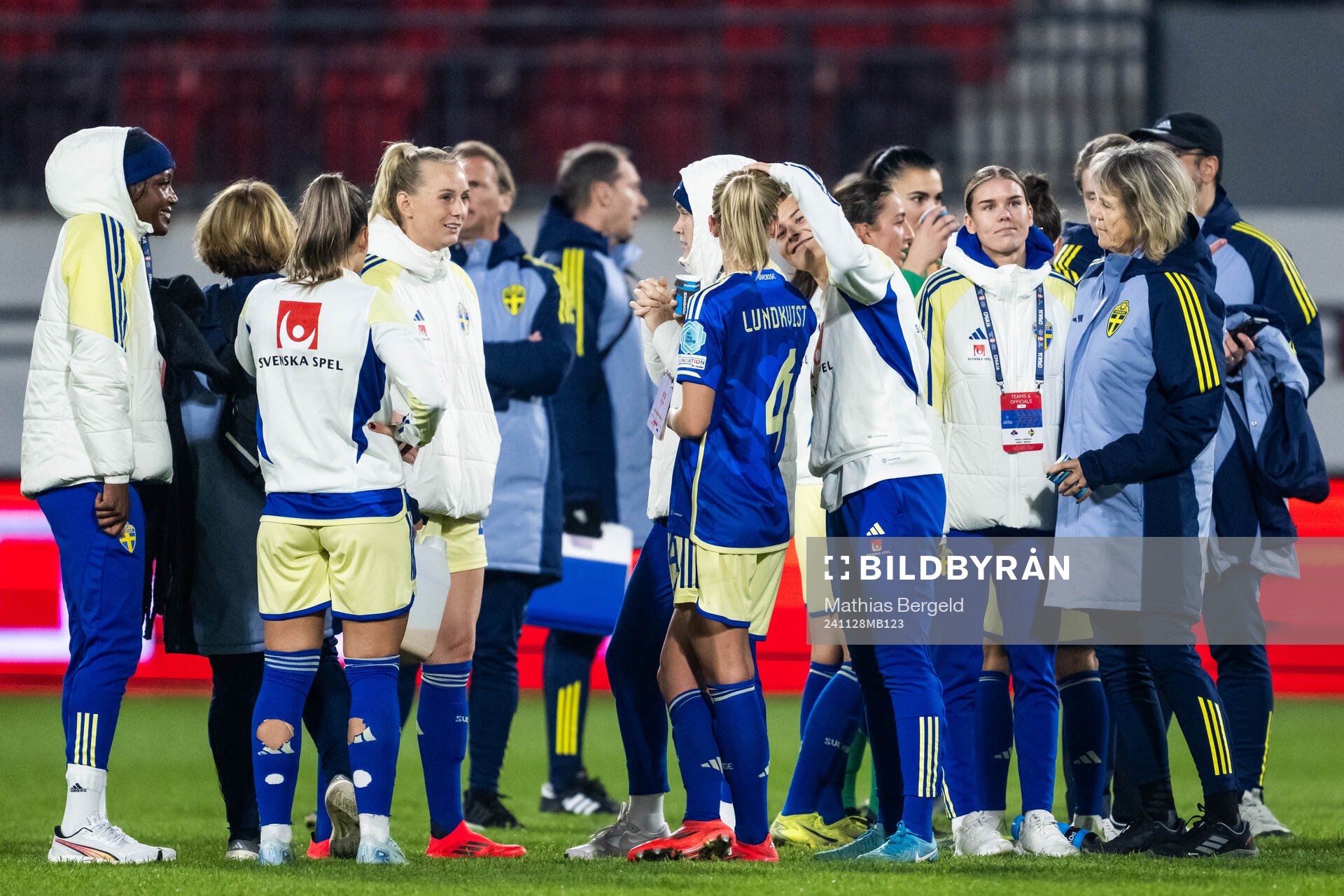 Hanna Lundkvist and Amanda Nildén of Sweden