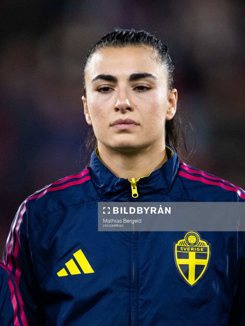 Goalkeeper Zecira Musovic of Sweden