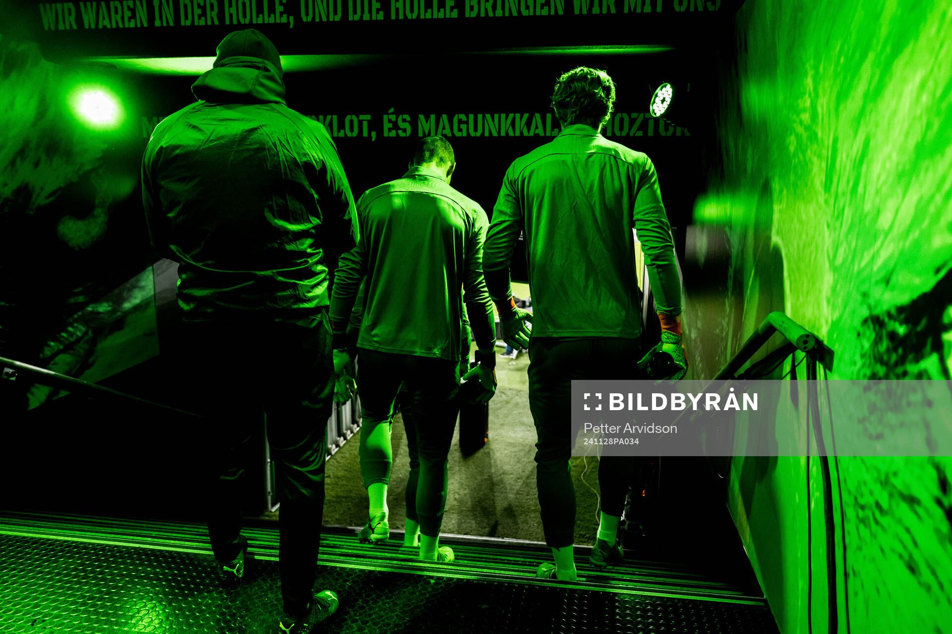 Goalkeeper Joakim Persson and Goalkeeper William Nieroth