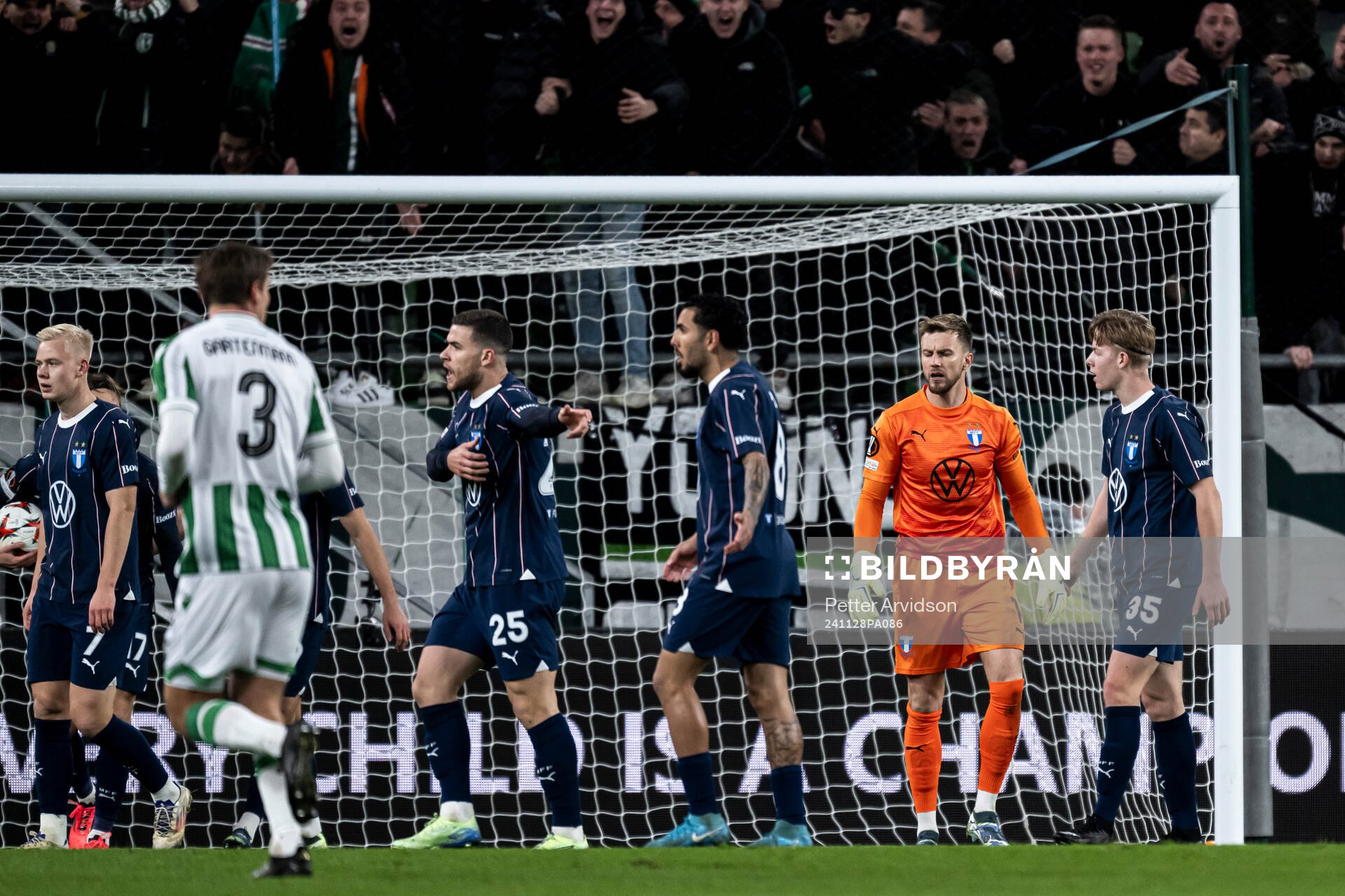 goalkeeper Ricardo Friedrich of Malmö FF looks dejected