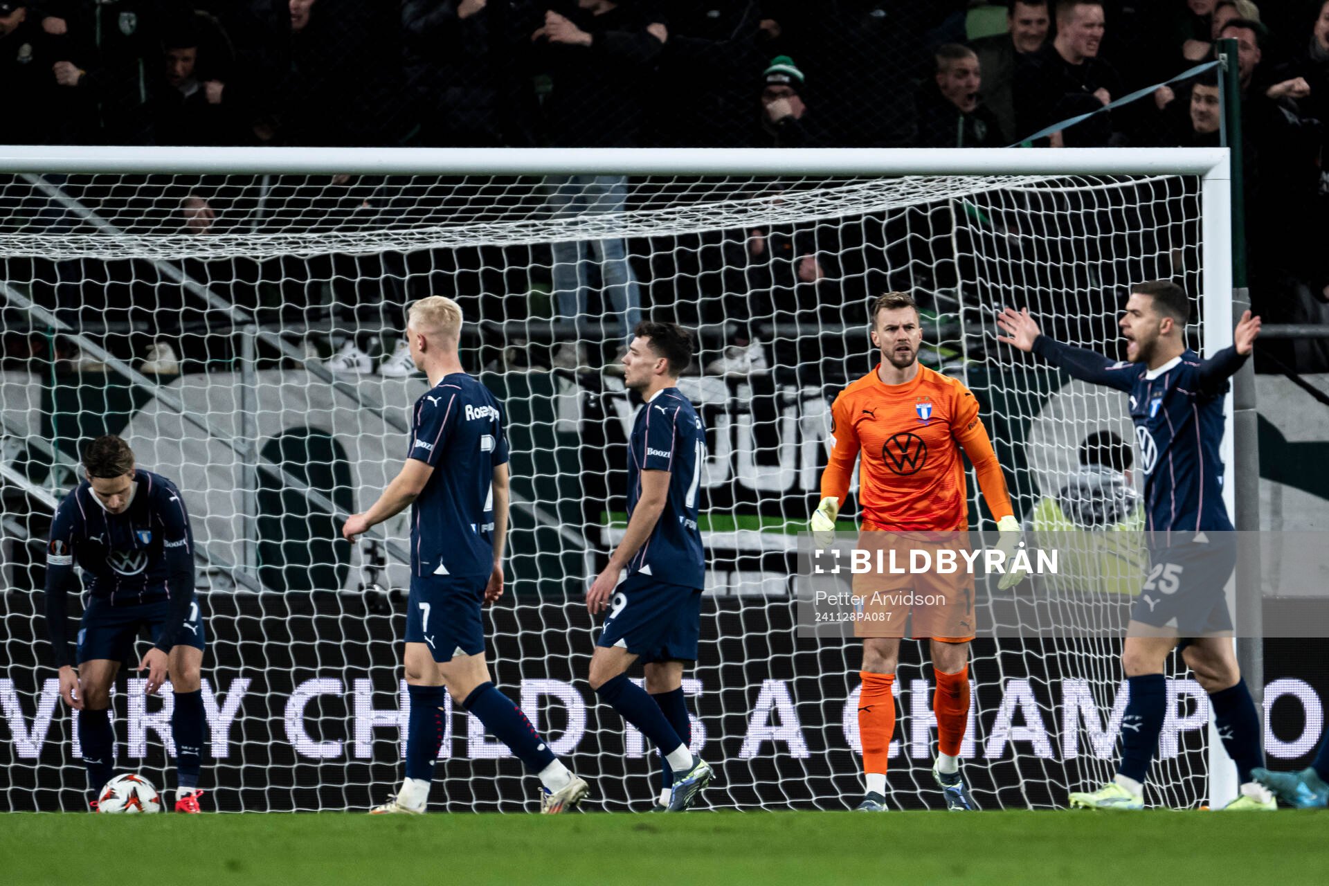 goalkeeper Ricardo Friedrich of Malmö FF looks dejected