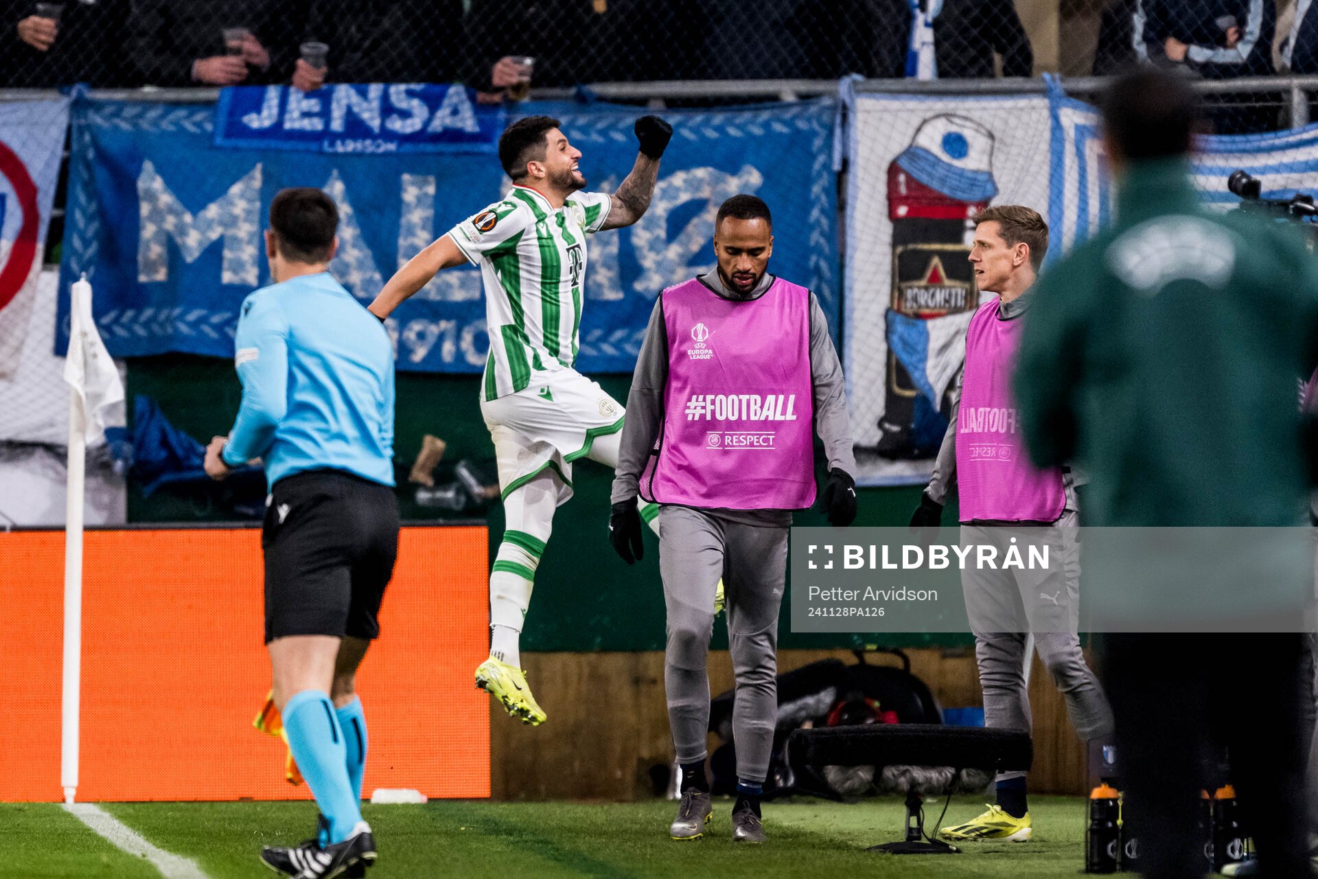 Kady of Ferencvaros celebrates the 3-1 goal