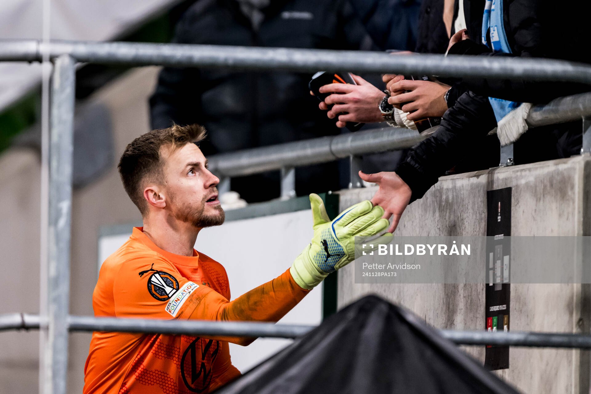 Goalkeeper Ricardo Friedrich of Malmö FF
