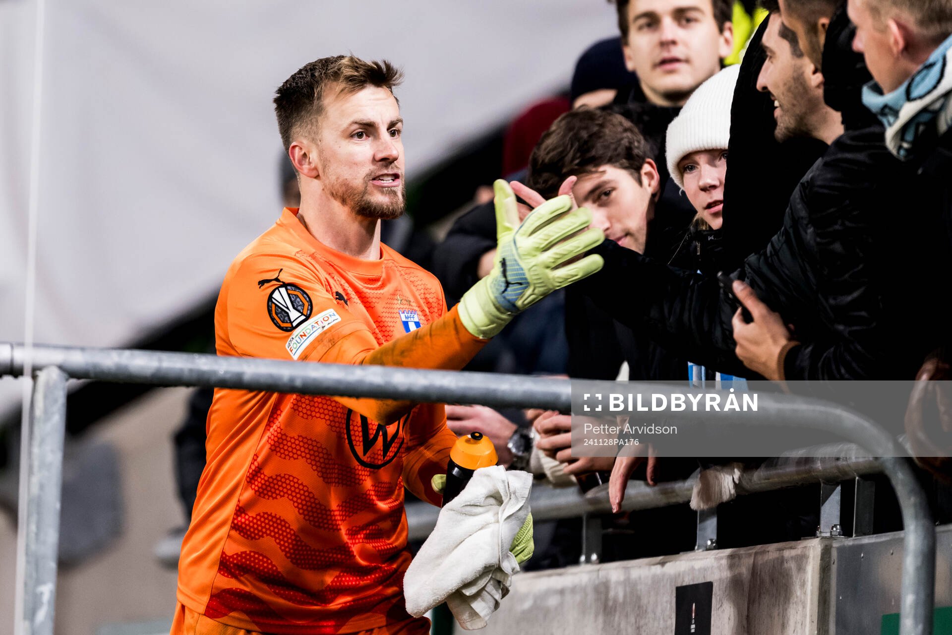 Goalkeeper Ricardo Friedrich of Malmö FF
