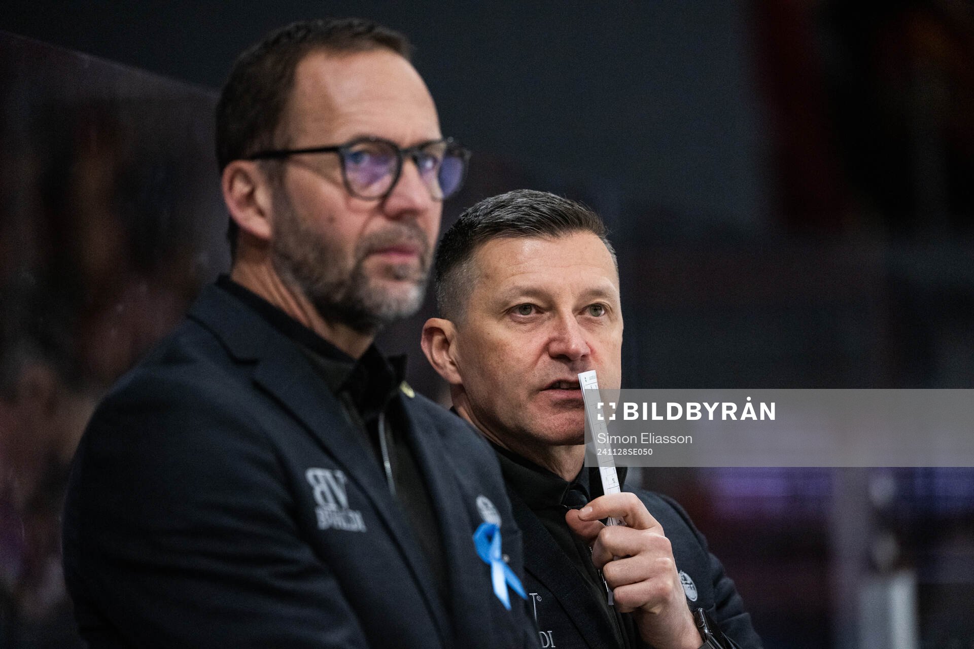 Rögles tränare Roger Hansson och assisterande tränare