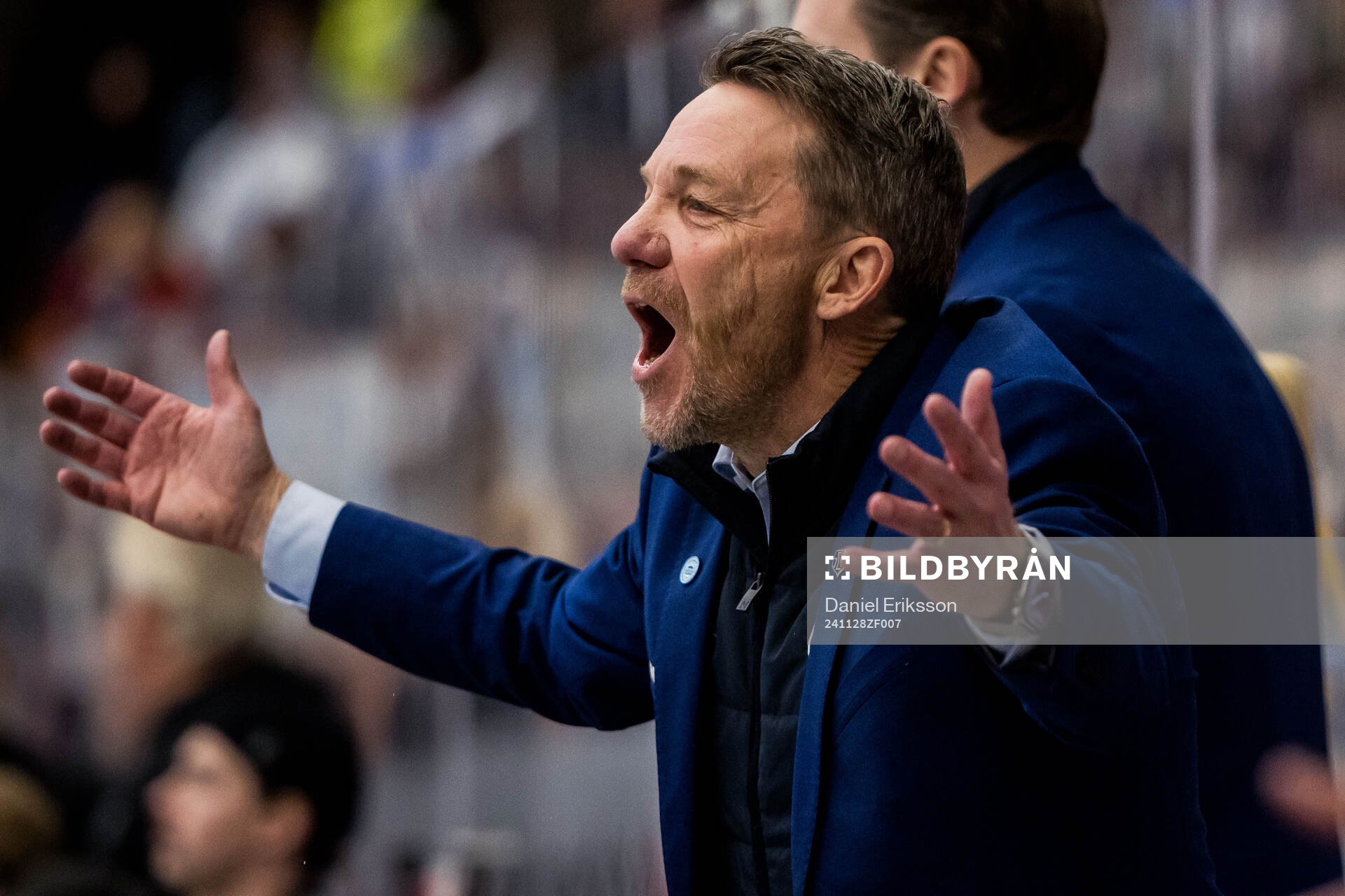Leksands tränare Charles Berglund
