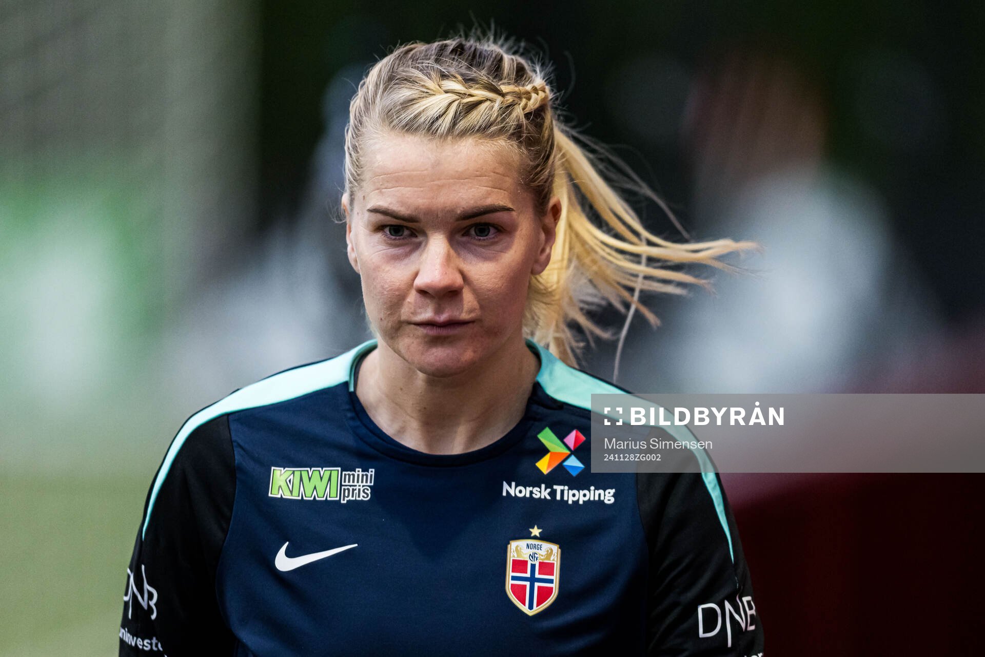 Ada Hegerberg of the Norwegian women's national football