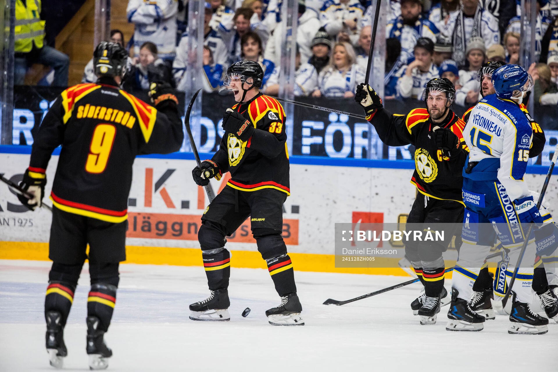 Brynäs Jakob Silfverberg jublar