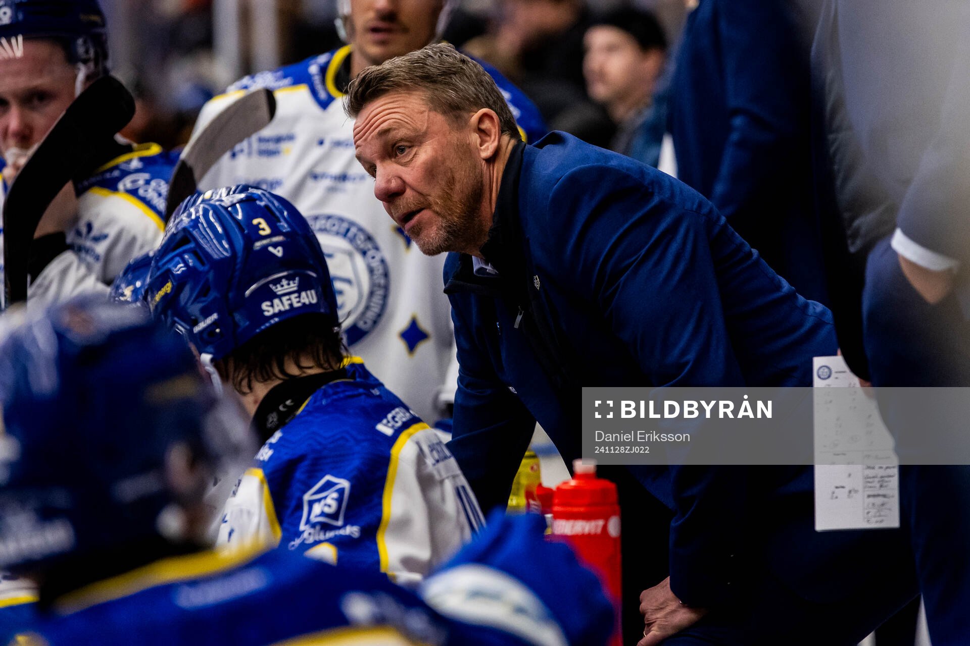 Leksands tränare Charles Berglund
