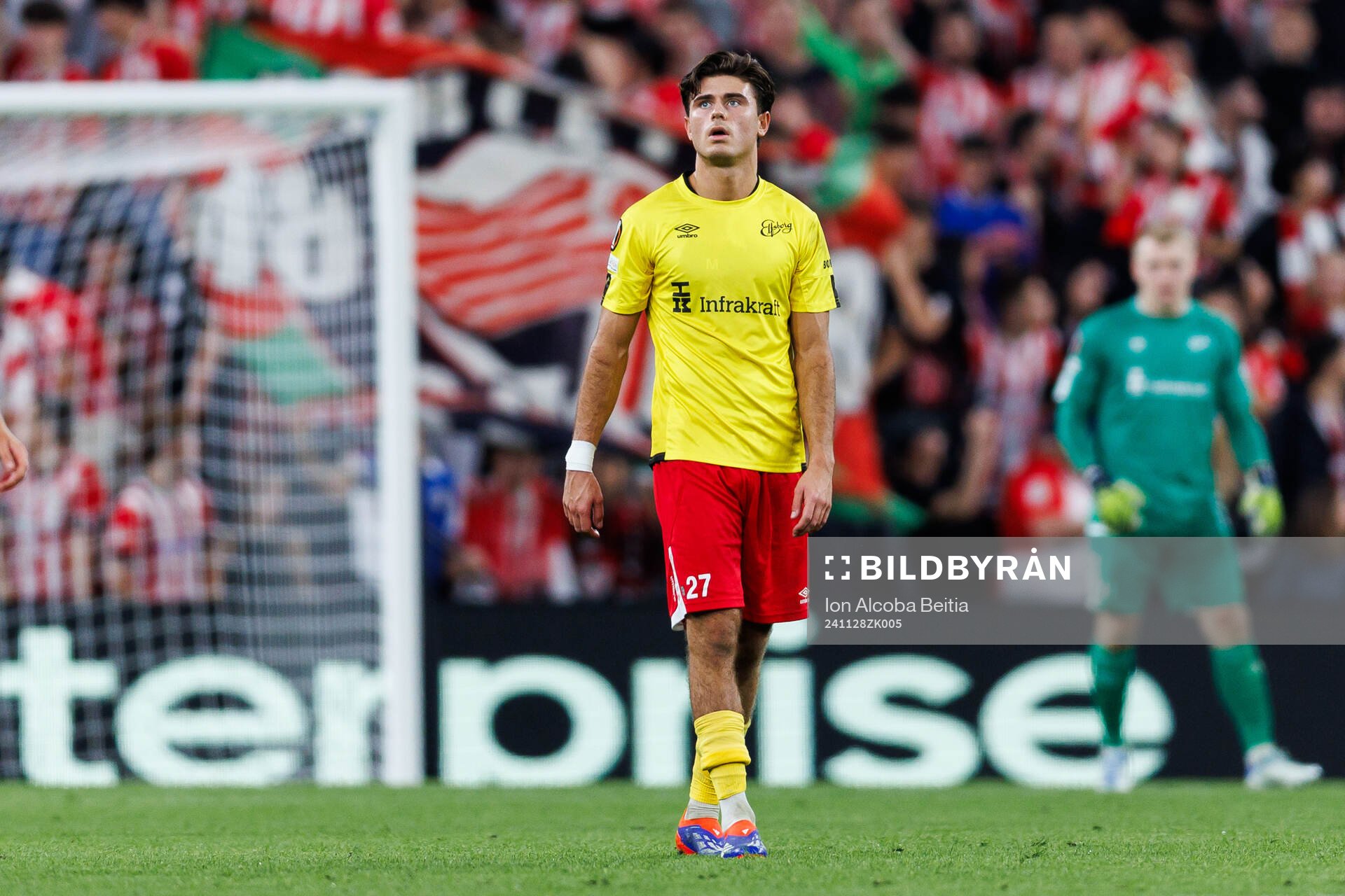 Besfort Zeneli of Elfsborg looks dejected
