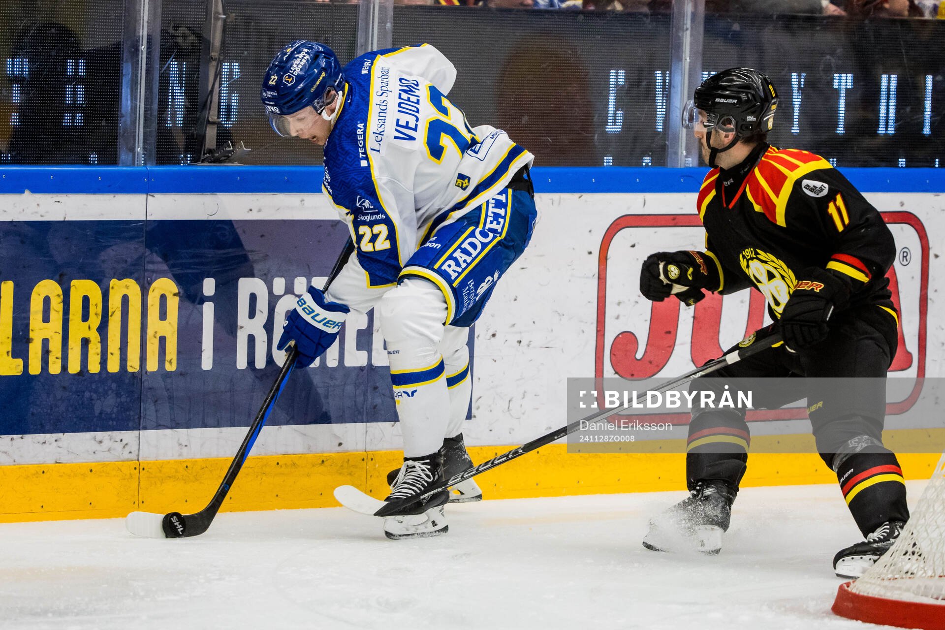 Leksands Lukas Vejdemo och Brynäs Jordan Schroeder