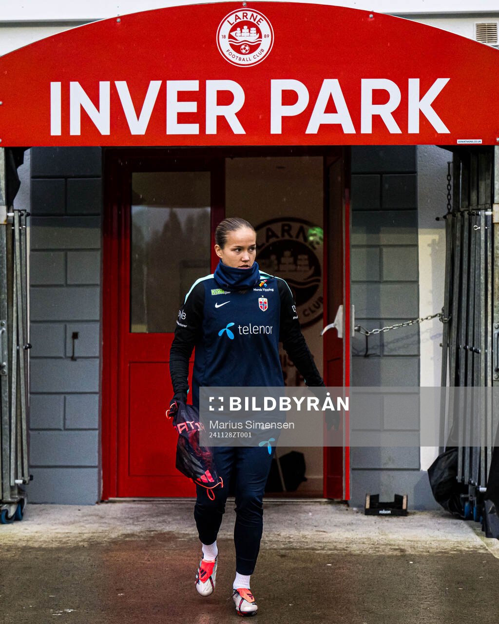Guro Reiten of the Norwegian women's national football team