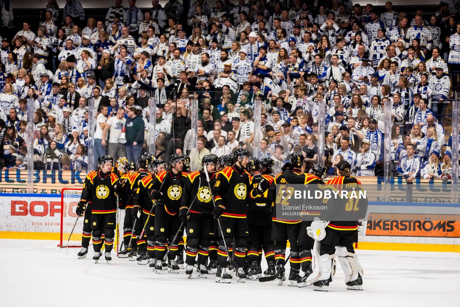 Brynäs spelarna jublar