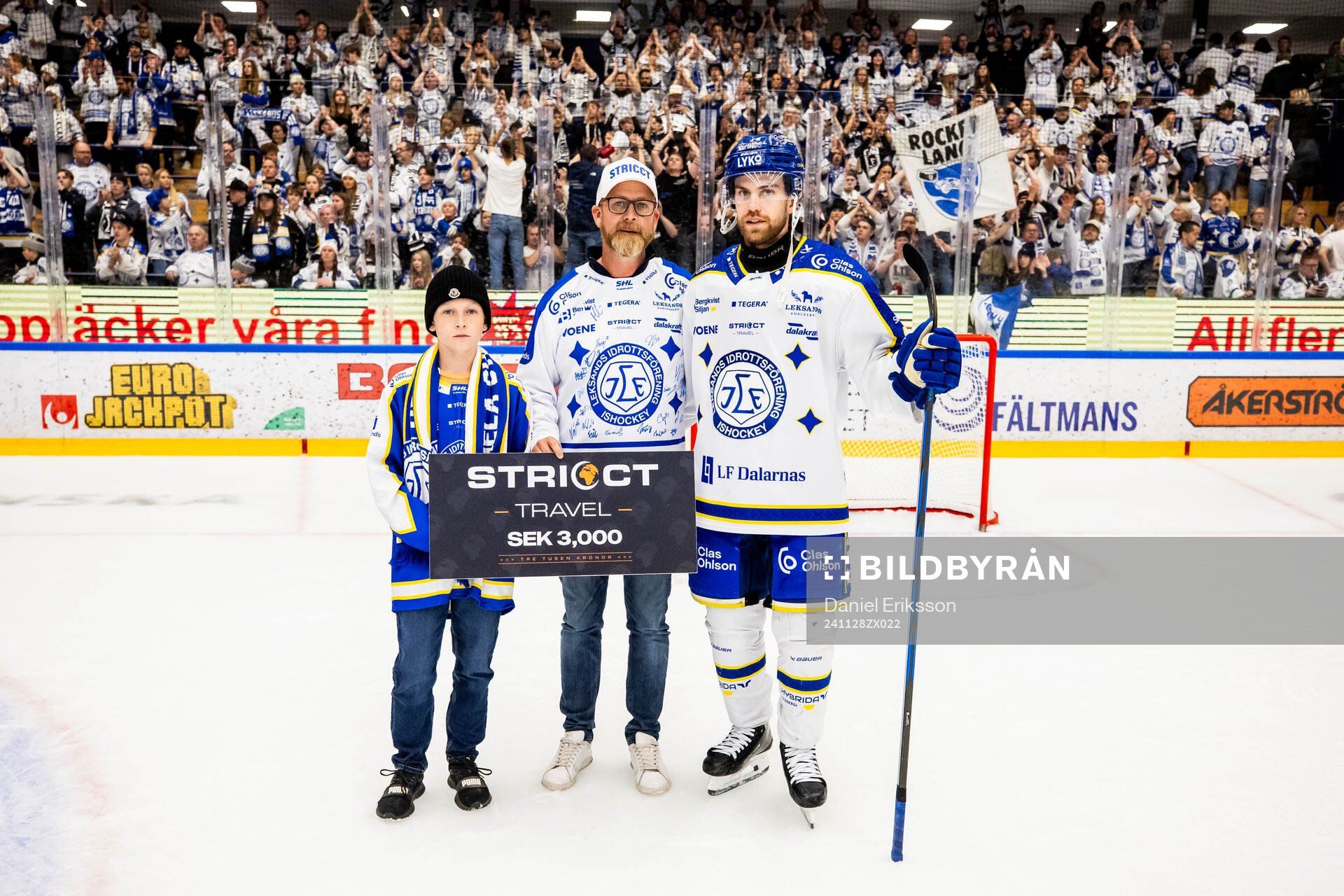 Leksands Oskar Lang utsedd till matchens lirare