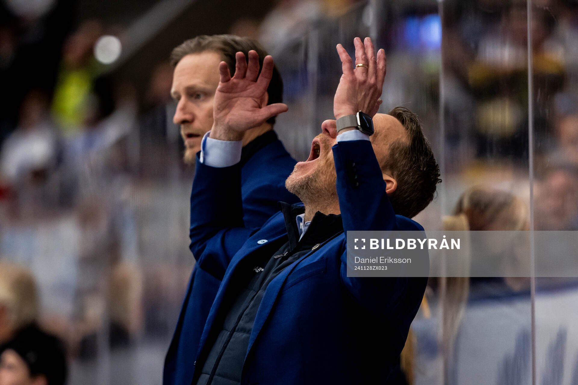 Leksands tränare Charles Berglund