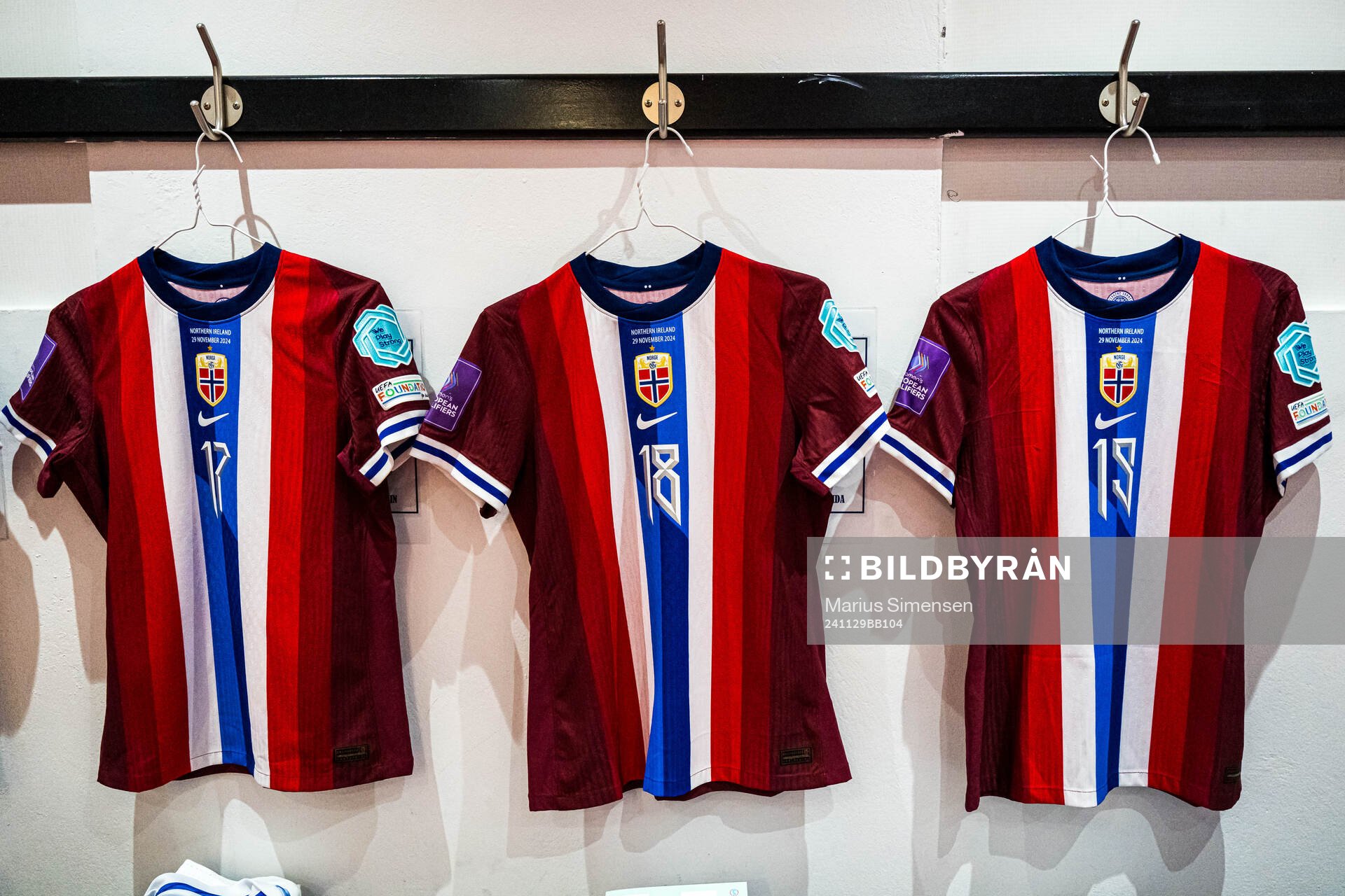 The shirt of elin Bizet Ildhusøy, Frida Maanum and Synne