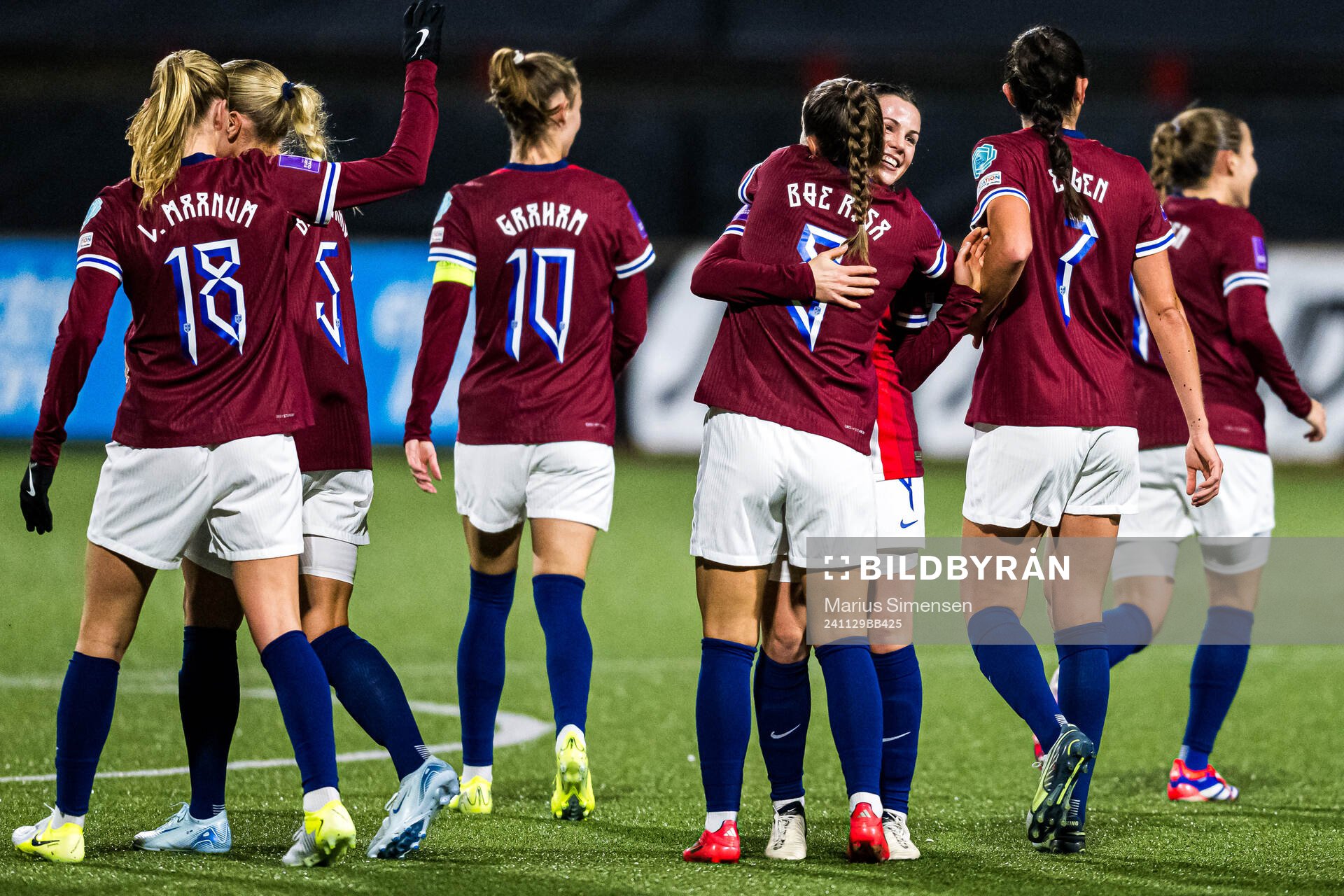 Tuva Hansen of Norway celebrates