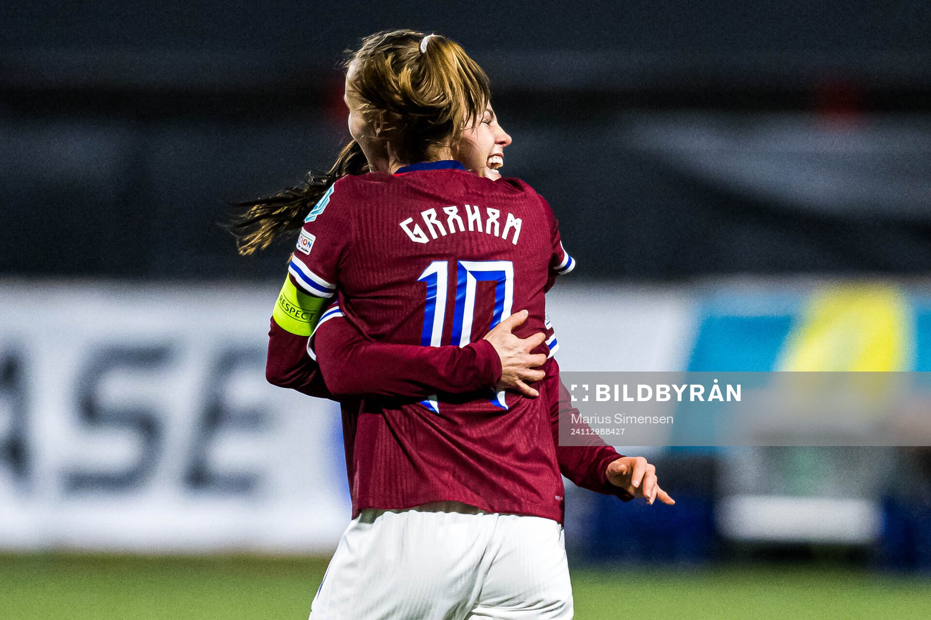 Tuva Hansen of Norway celebrates
