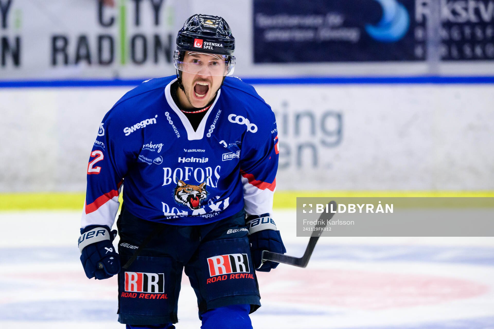 Karlskogas Viktor Lennartsson jublar