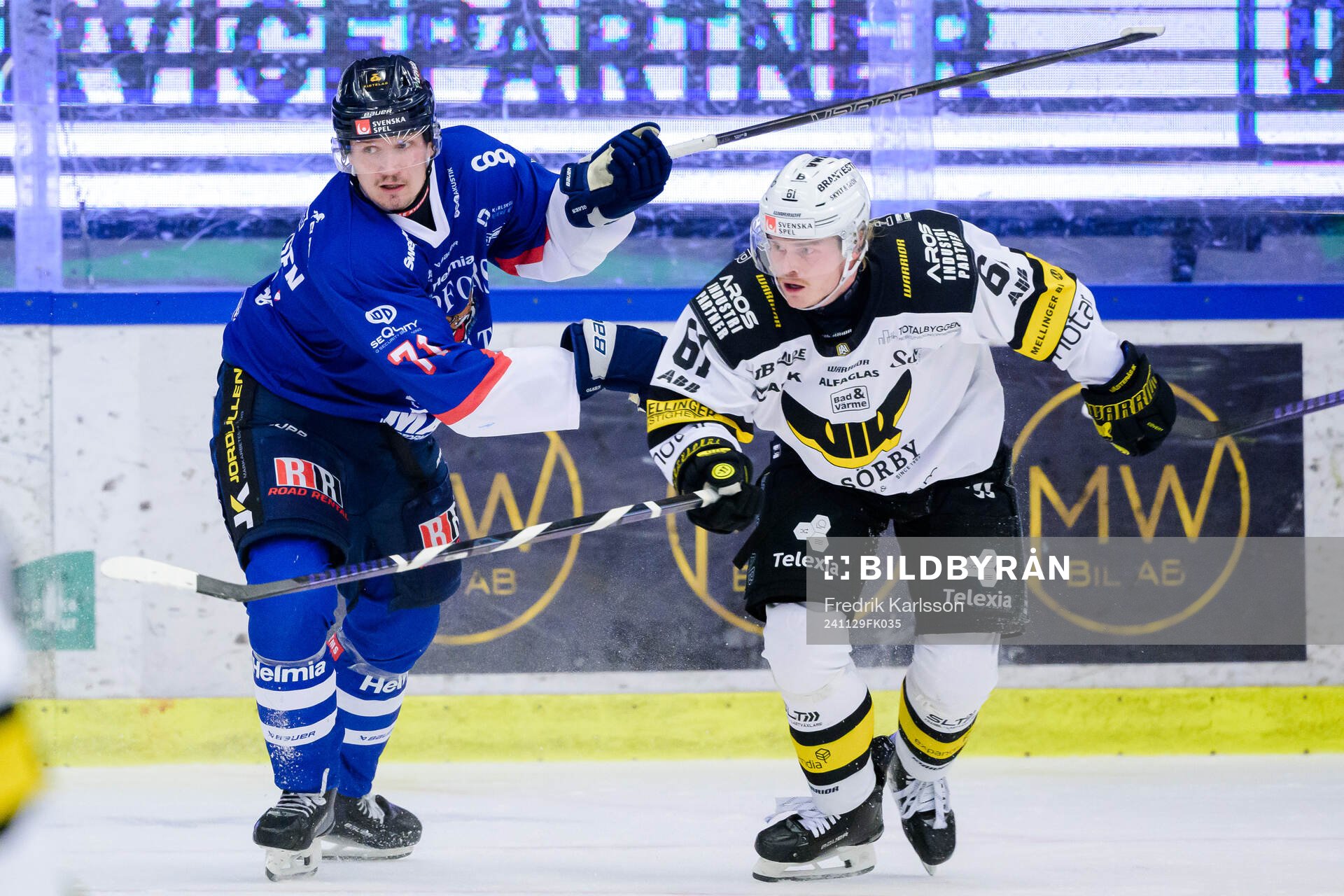 Karlskogas Eskild Bakke Olsen och Västerås Malte Sjögren