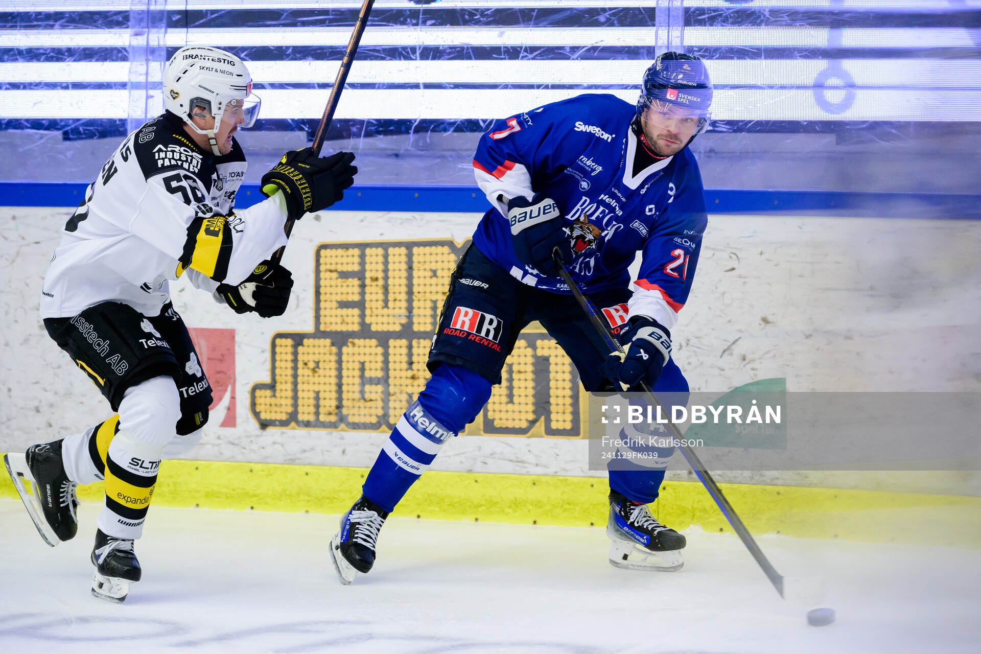 Västerås Albert Lyckåsen och Karlskogas Tobias Sjökvist