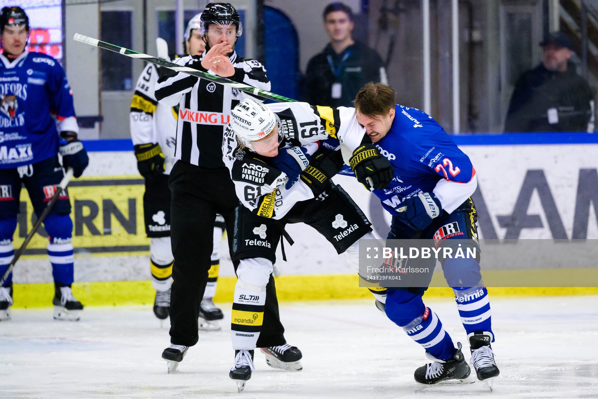 Västerås Malte Sjögren och Karlskogas Viktor Lennartsson