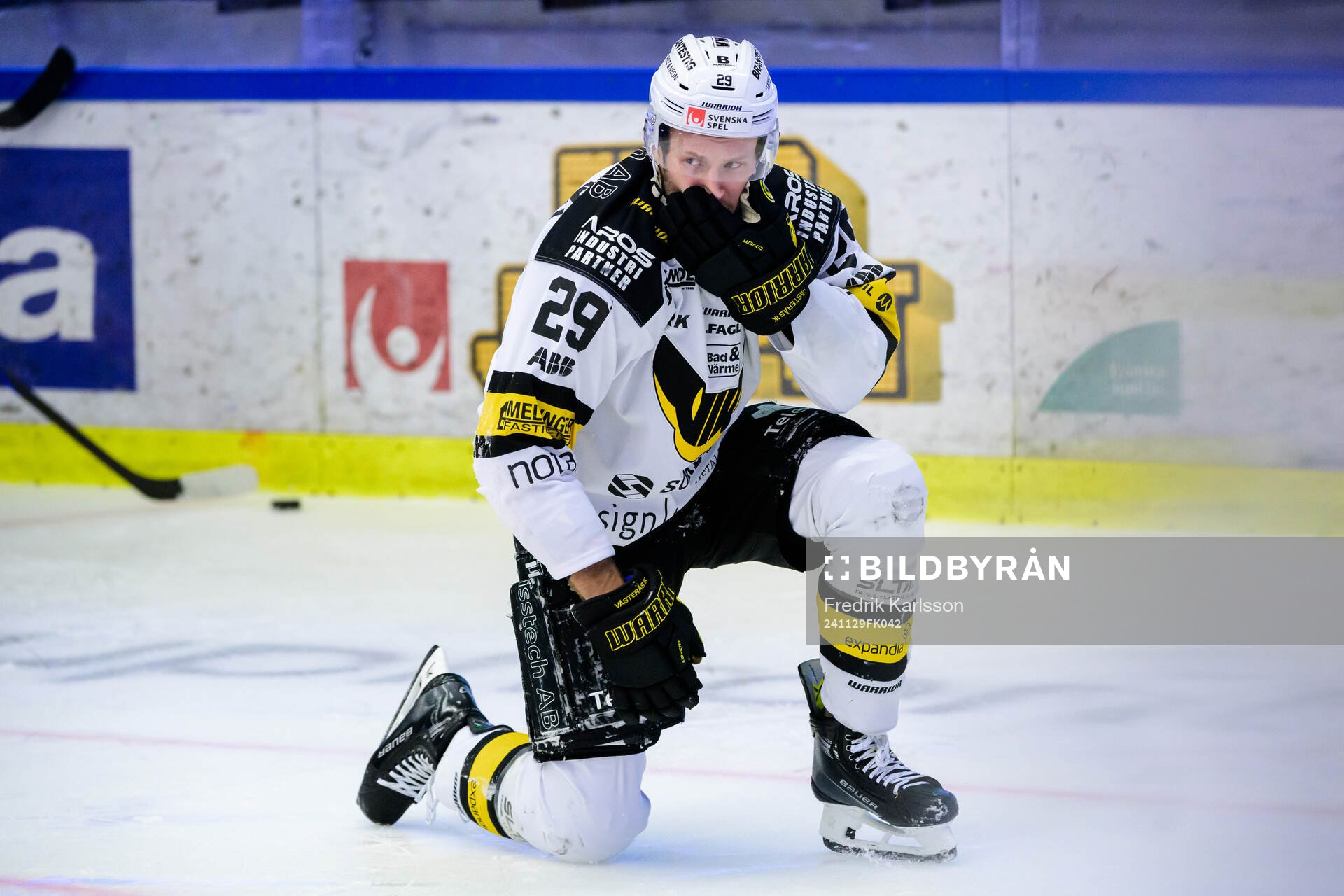 Västerås Eric Engstrand har ont