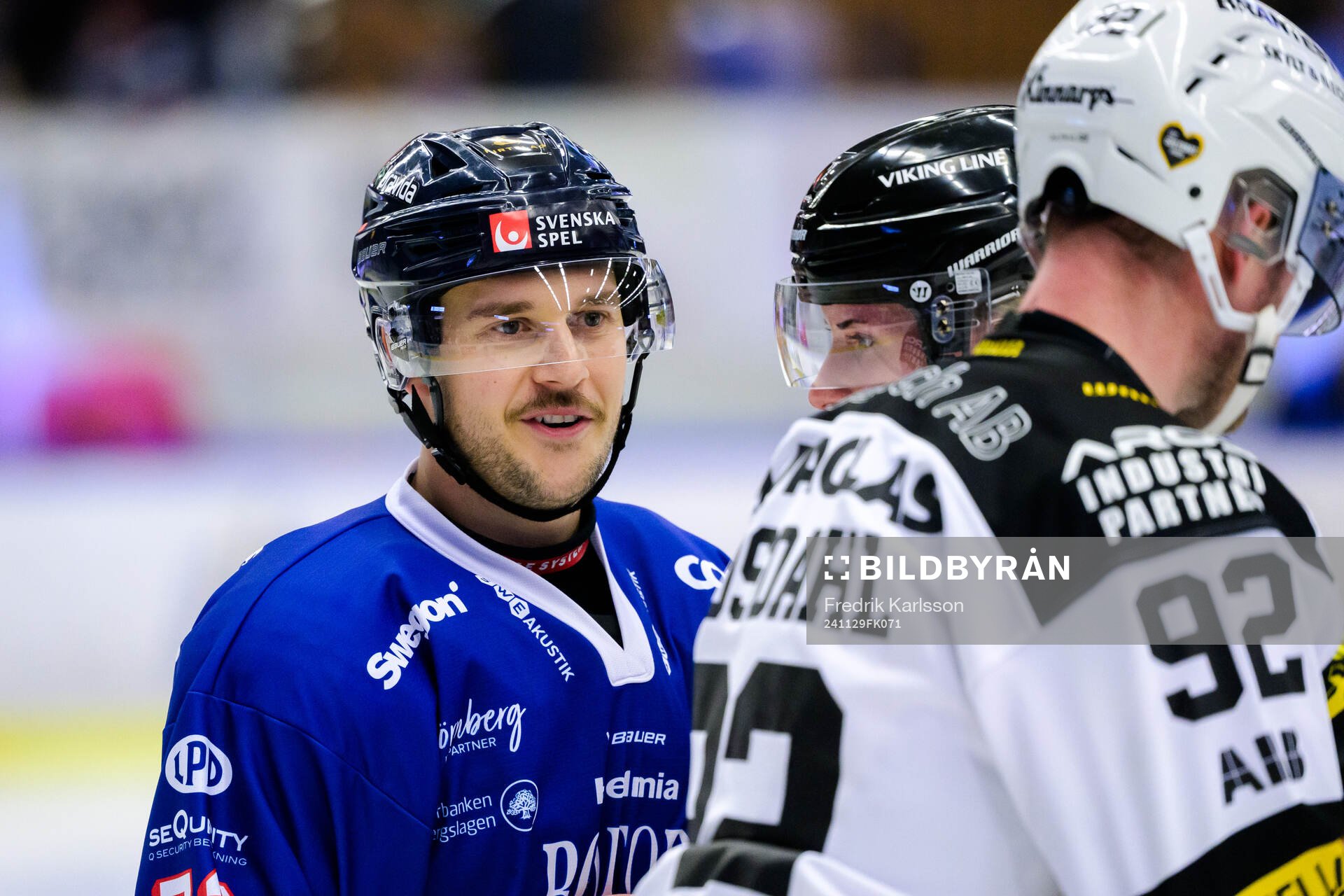 Karlskogas Viktor Lennartsson och Västerås Kim Rosdahl