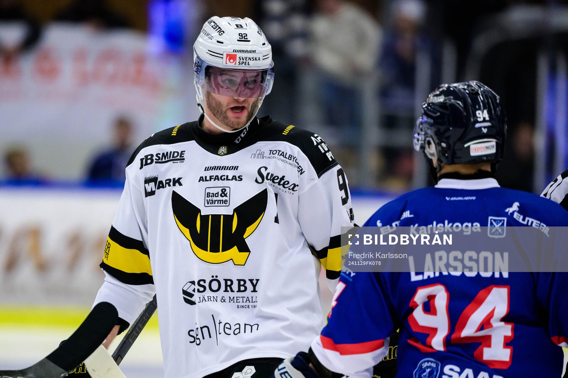 Västerås Kim Rosdahl och Karlskogas Henrik Larsson