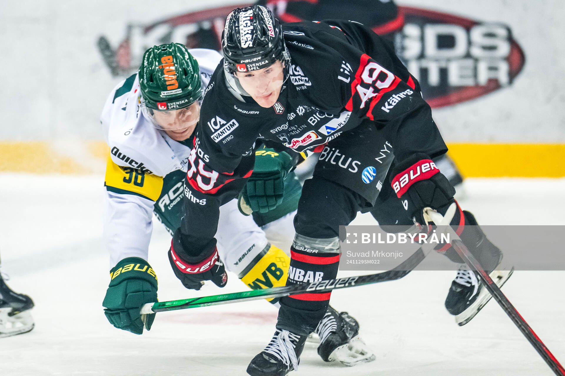 Björklövens Erik Andersson och Nybros Kalle Holm