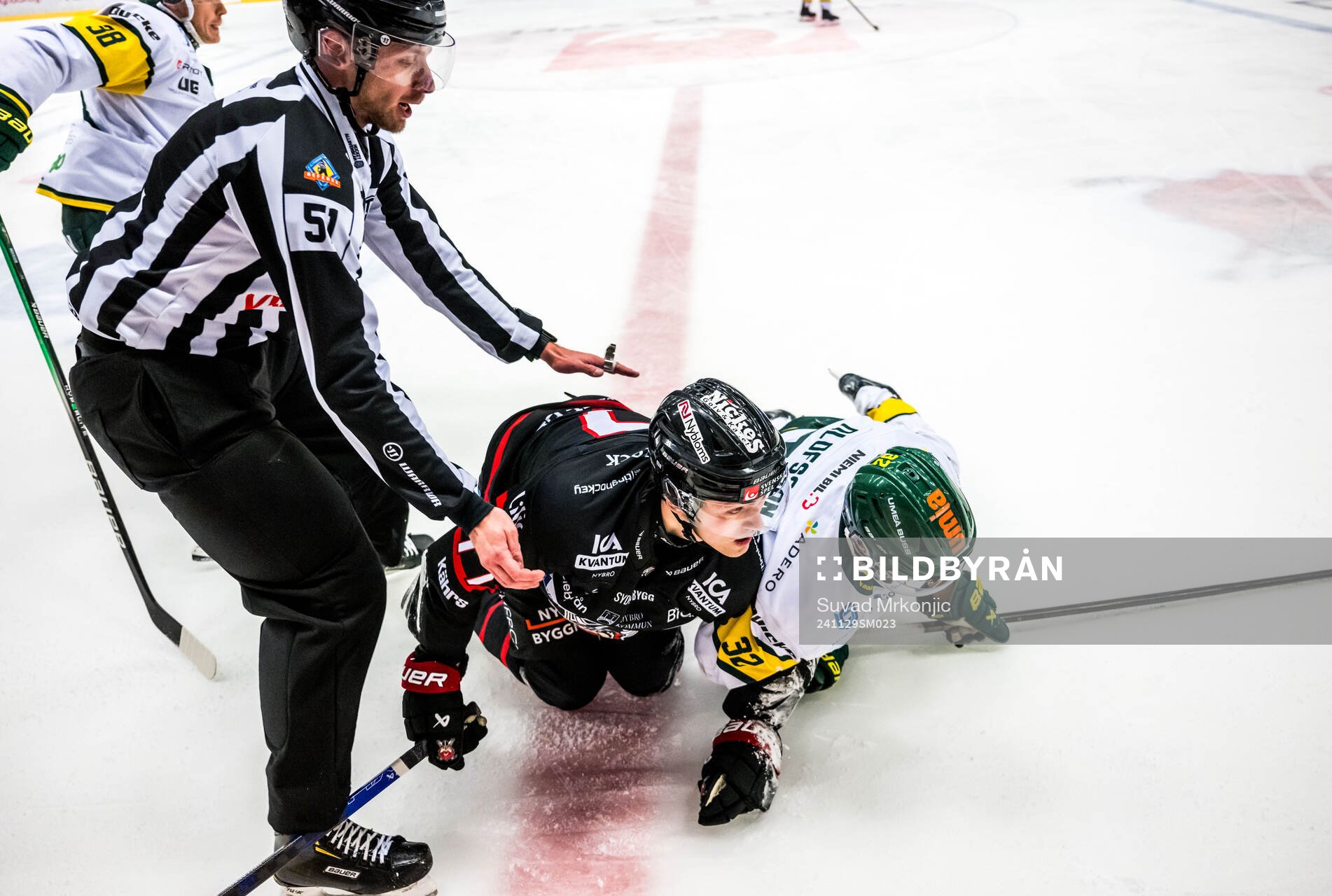 Nybros Hannes Hellberg och Björklövens Jacob Olofsson