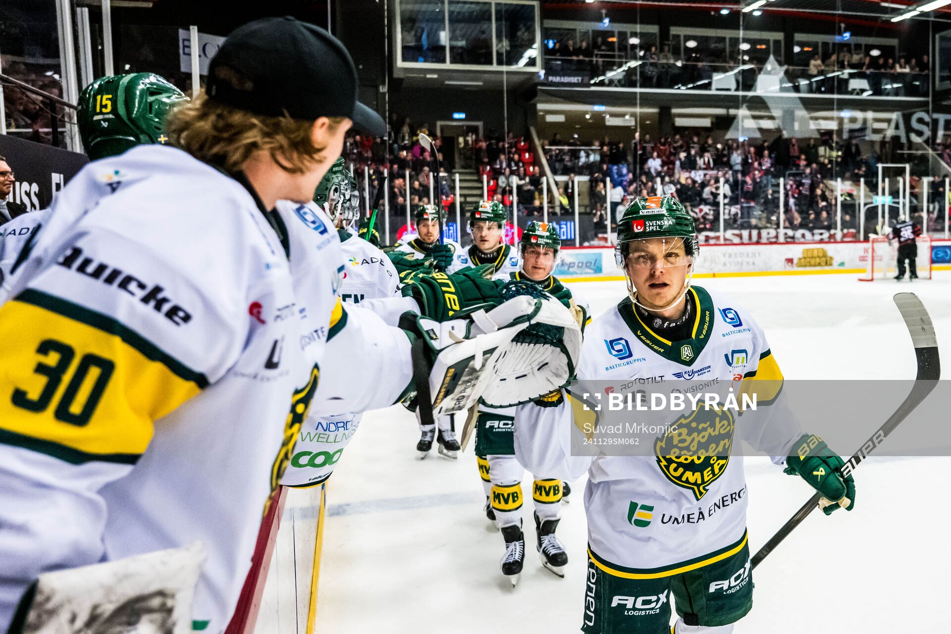 Björklövens Axel Ottosson jublar